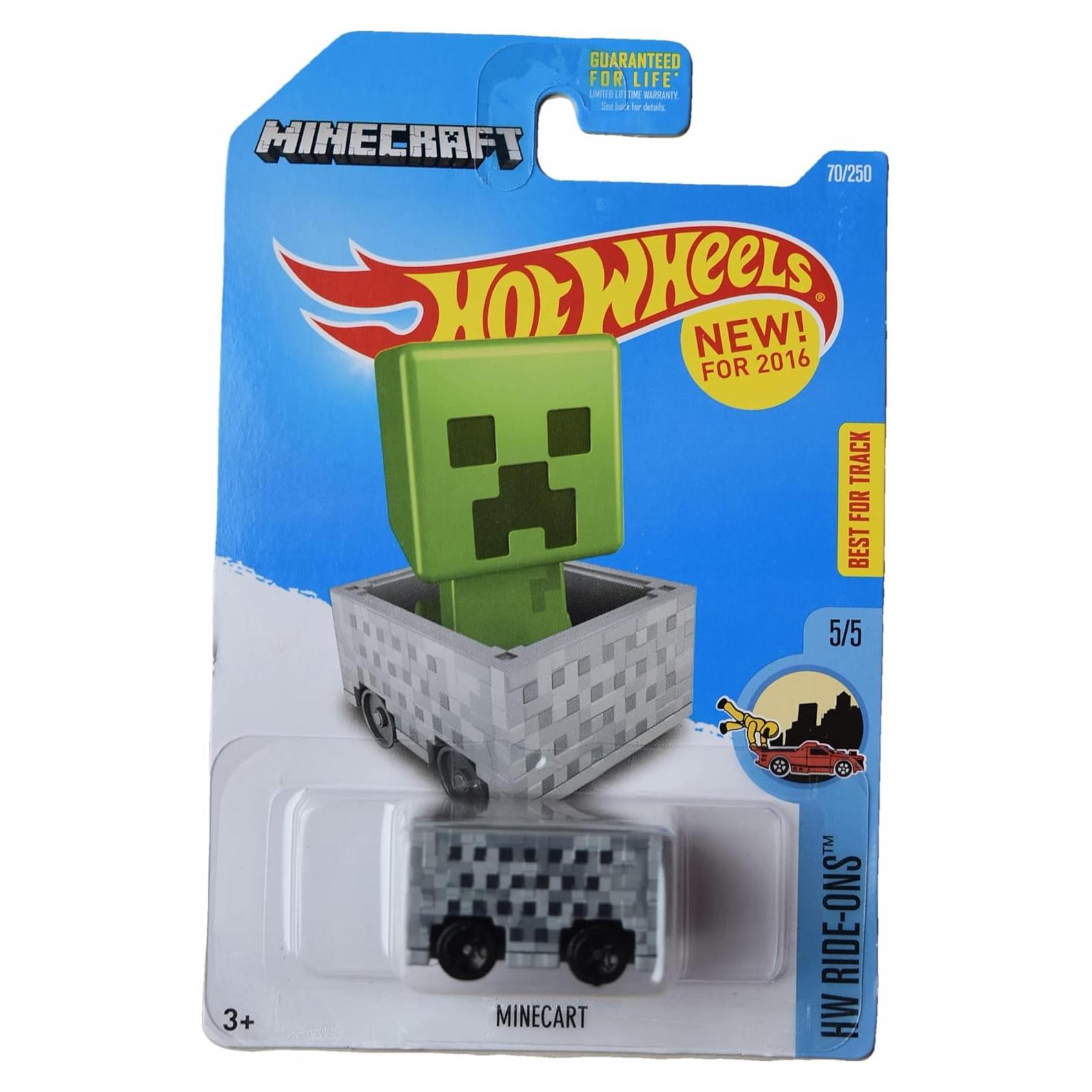 Carrito Hot Wheels Minecraft 1:64 Mattel Metal 60.78g