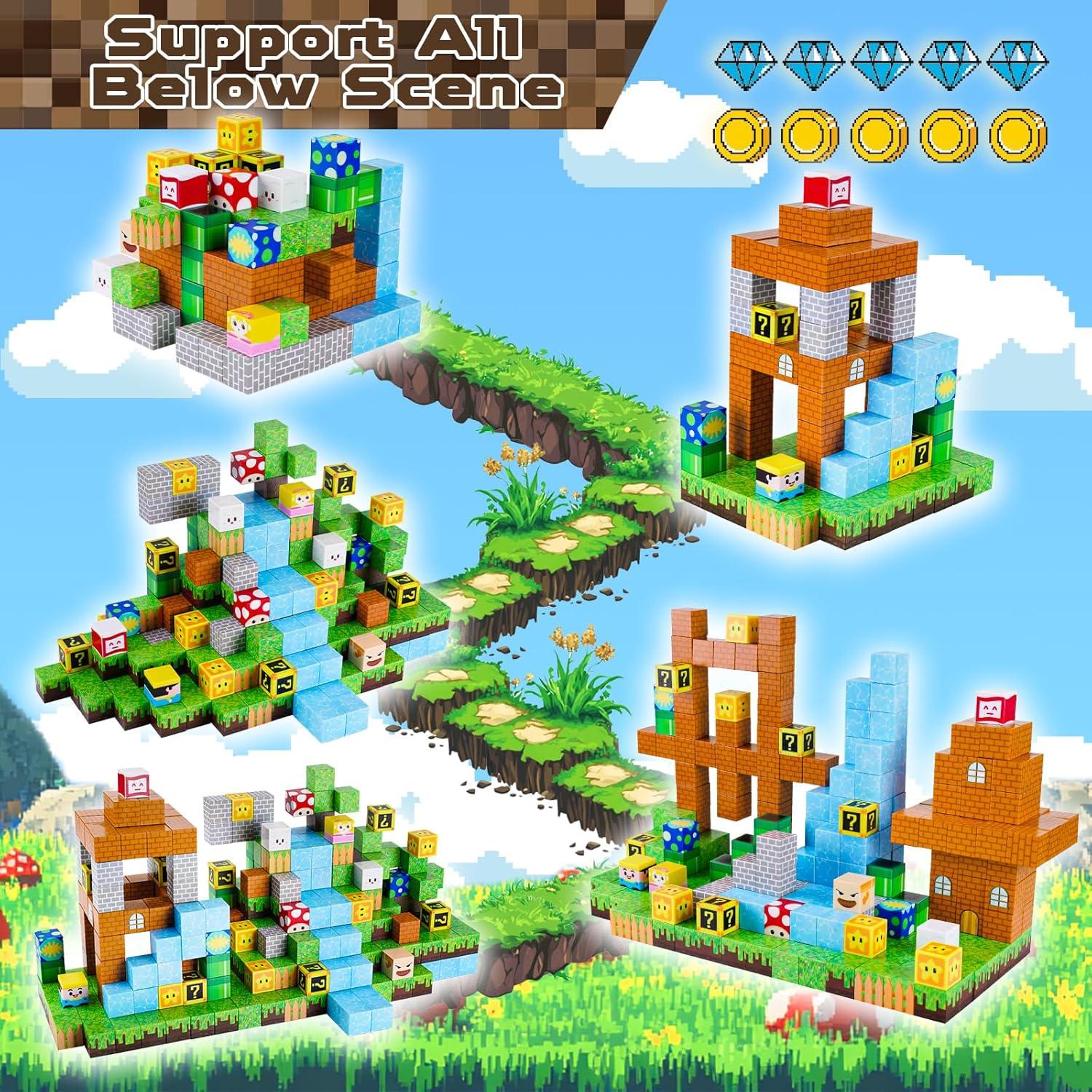 Bloques Magnéticos 100PCS Annexfun Juguetes Educativos STEM