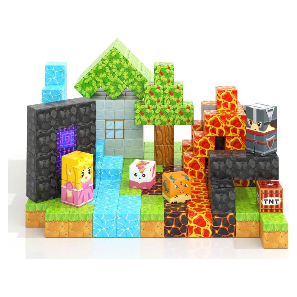 Bloques Magnéticos Coodoo 84 Piezas Portal Mágico 3+