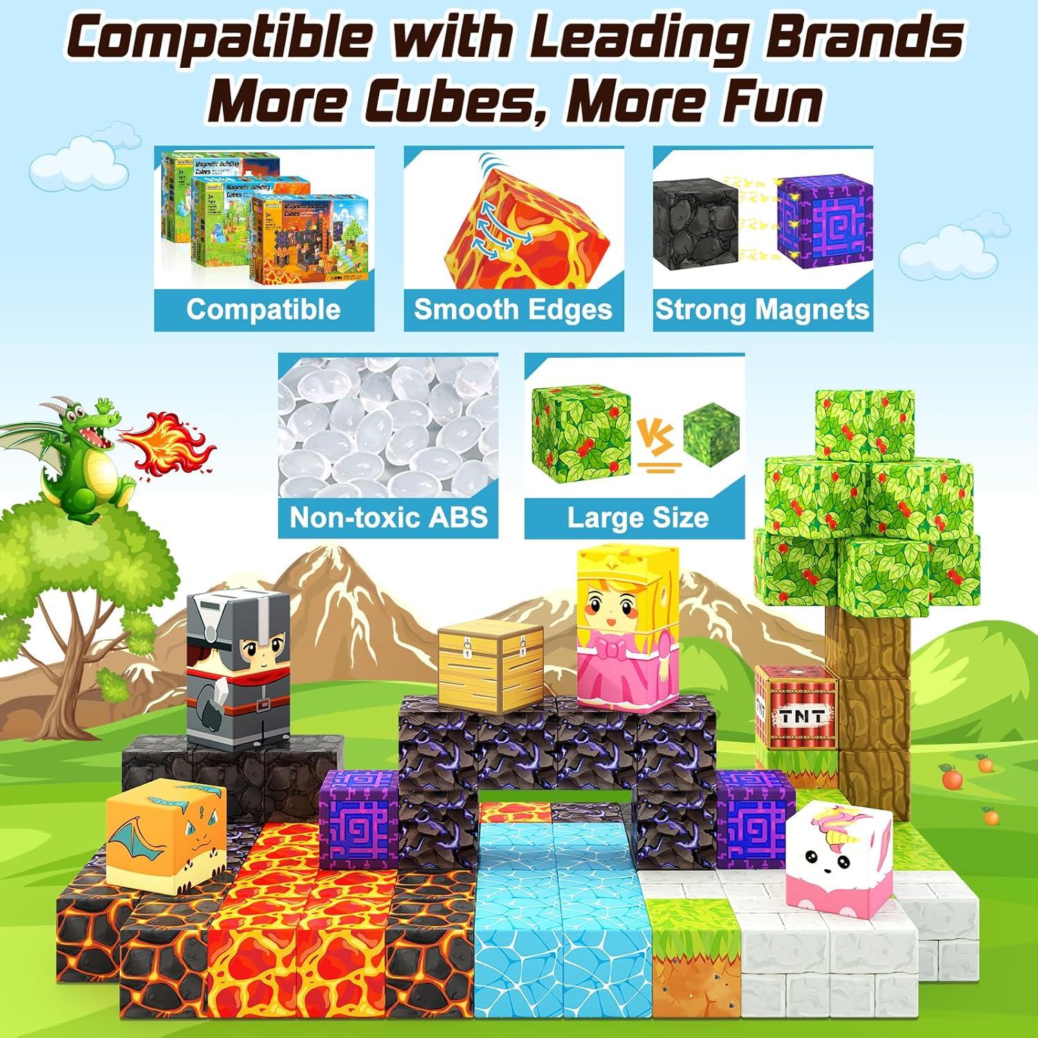 Bloques Magnéticos Coodoo 84 Piezas Portal Mágico 3+