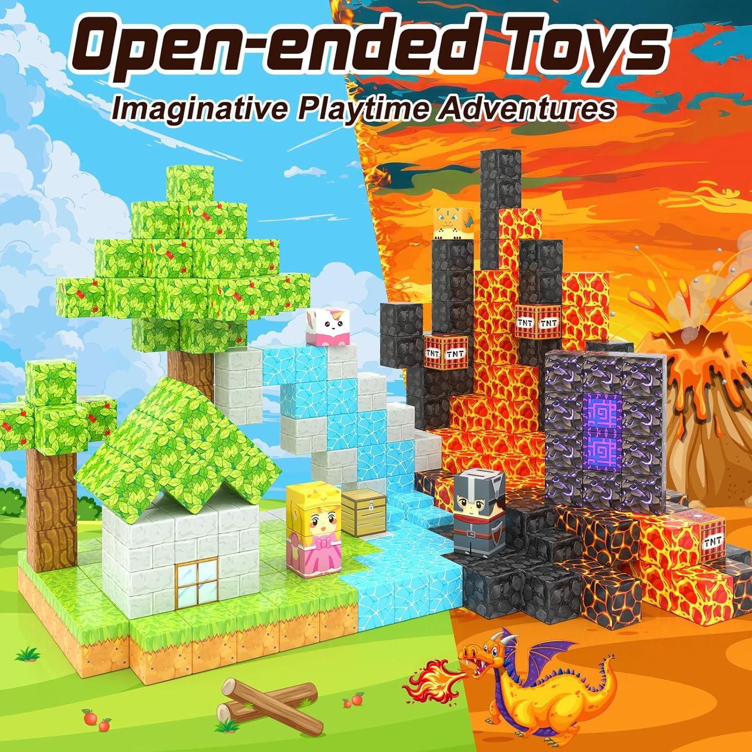 Bloques Magnéticos Coodoo 84 Piezas Portal Mágico 3+