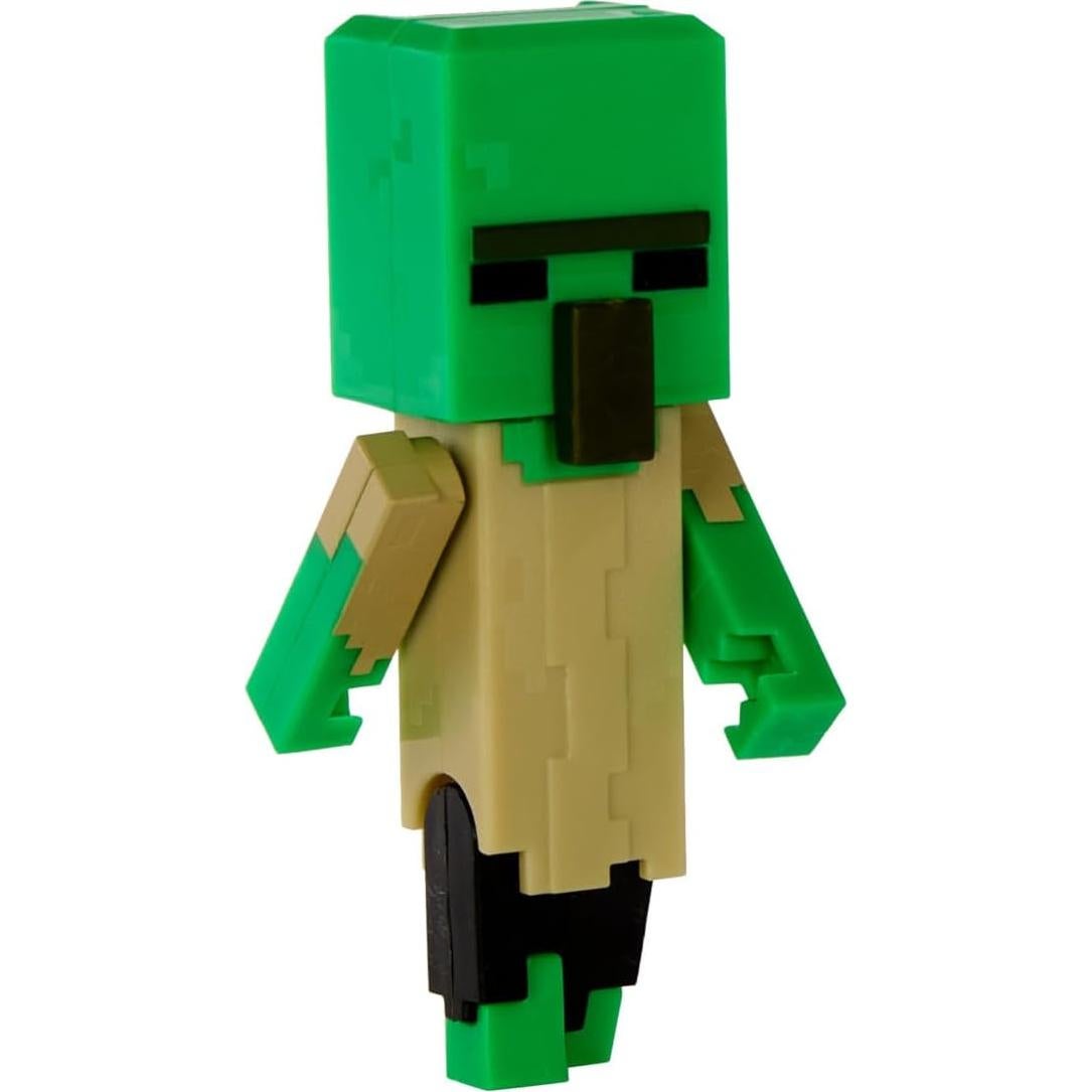 Figura de Acción Minecraft Legends Ataque Zombi 14.3 cm