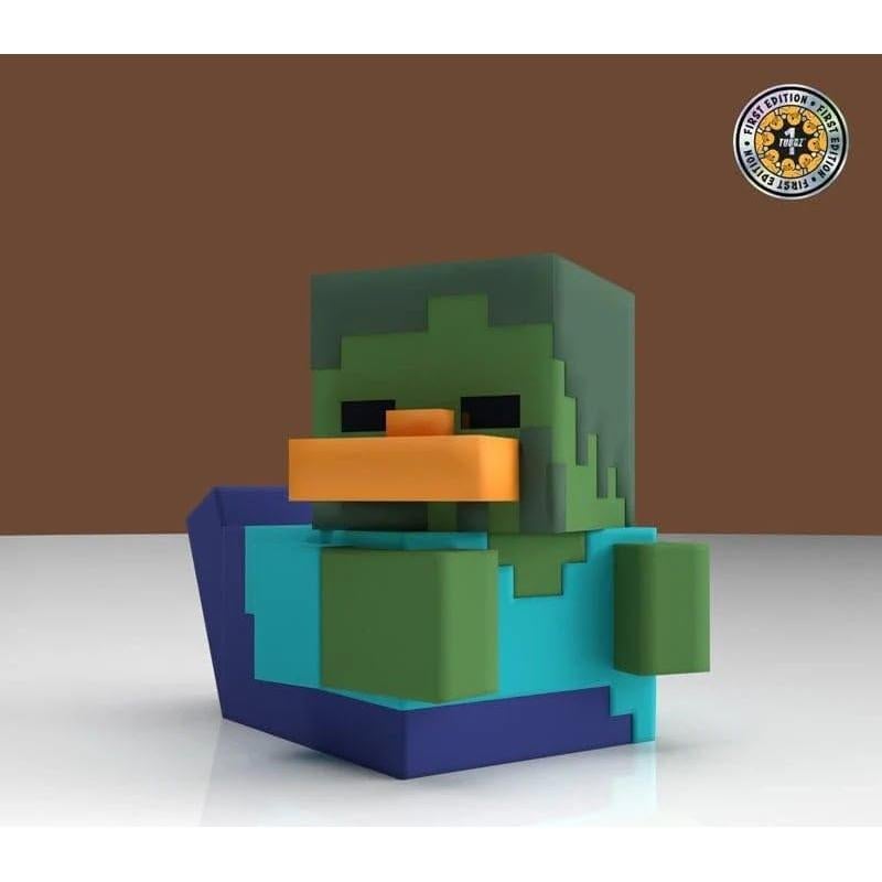Figura de Pato de Goma Zombie TUBBZ Minecraft 23 cm