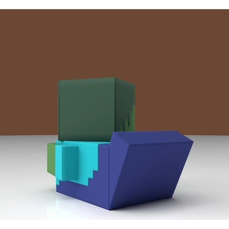 Figura de Pato de Goma Zombie TUBBZ Minecraft 23 cm