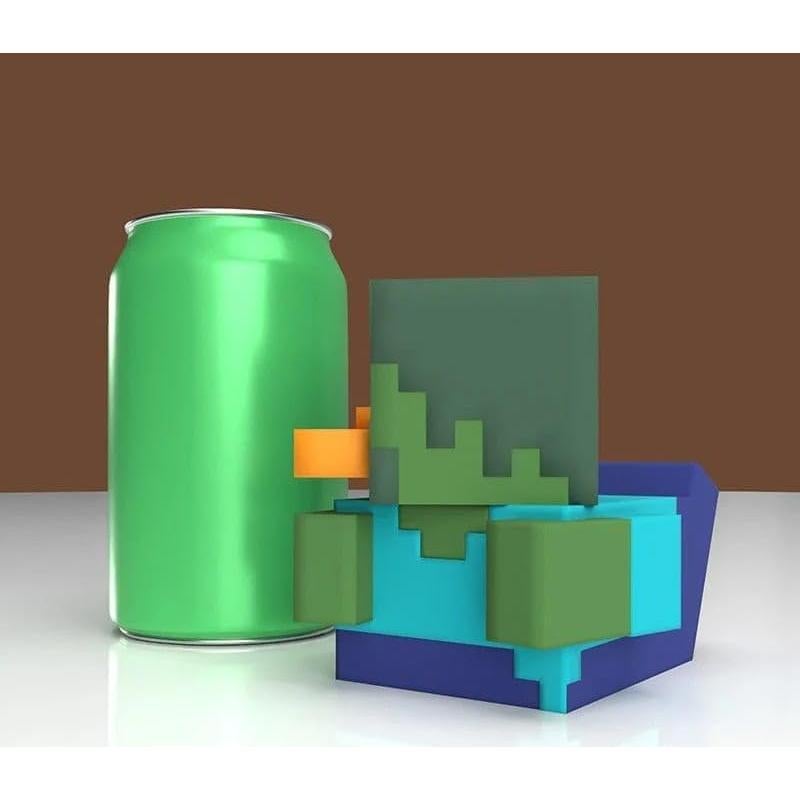 Figura de Pato de Goma Zombie TUBBZ Minecraft 23 cm