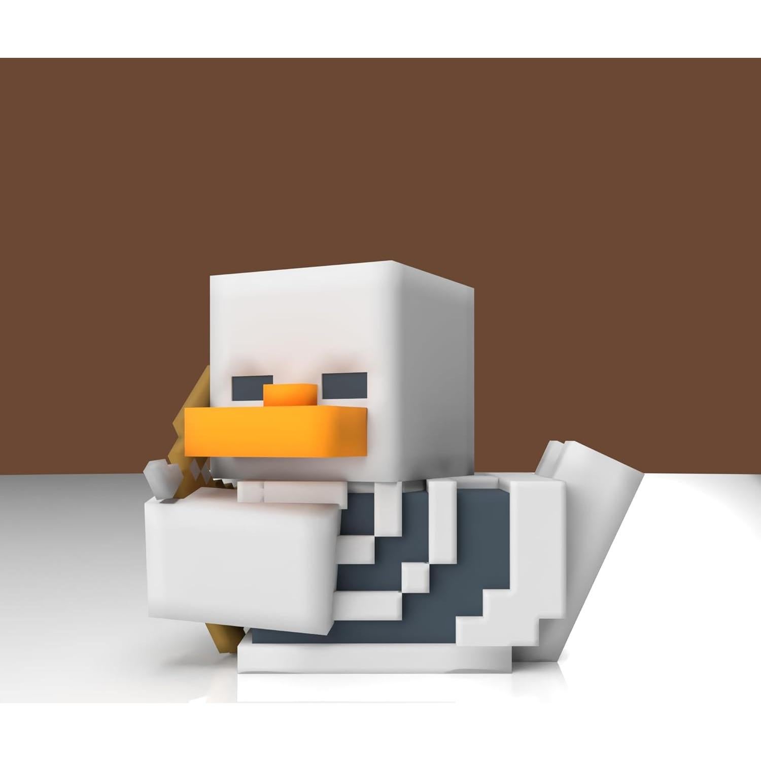 Figura de Vinilo TUBBZ Minecraft Esqueleto Pato de Goma 9cm