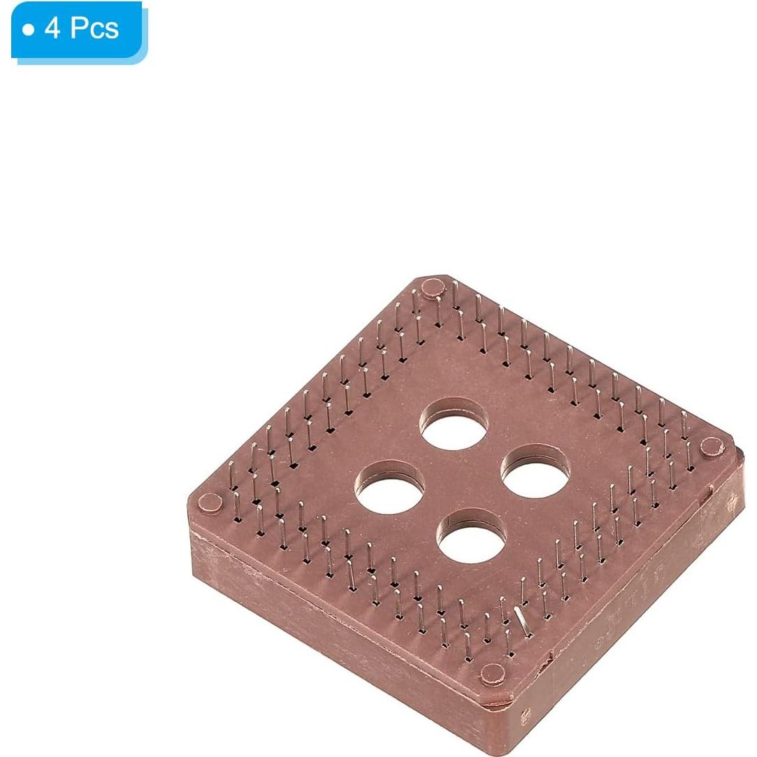 Zócalo IC PLCC84P PATIKIL 84 Pines 2.54mm Montaje PCB - 4 Piezas