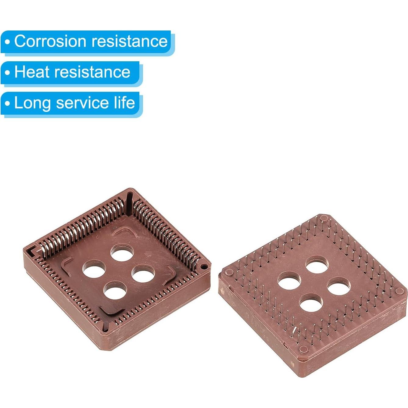 Zócalo IC PLCC84P PATIKIL 84 Pines 2.54mm Montaje PCB - 4 Piezas