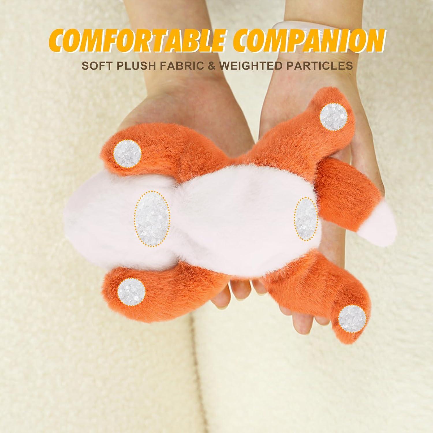 Peluche Zorro PEACH CAT 19.81 cm Juguete Almohada Rojo