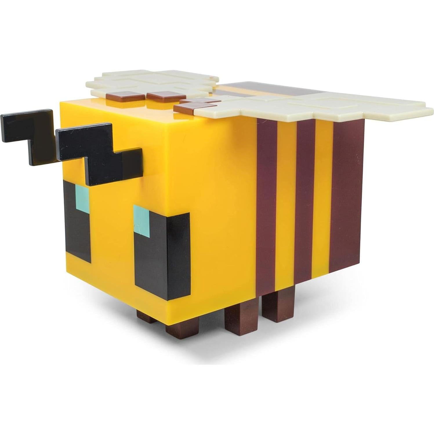 Lámpara LED Abeja Minecraft 5" Amarilla con Temporizador