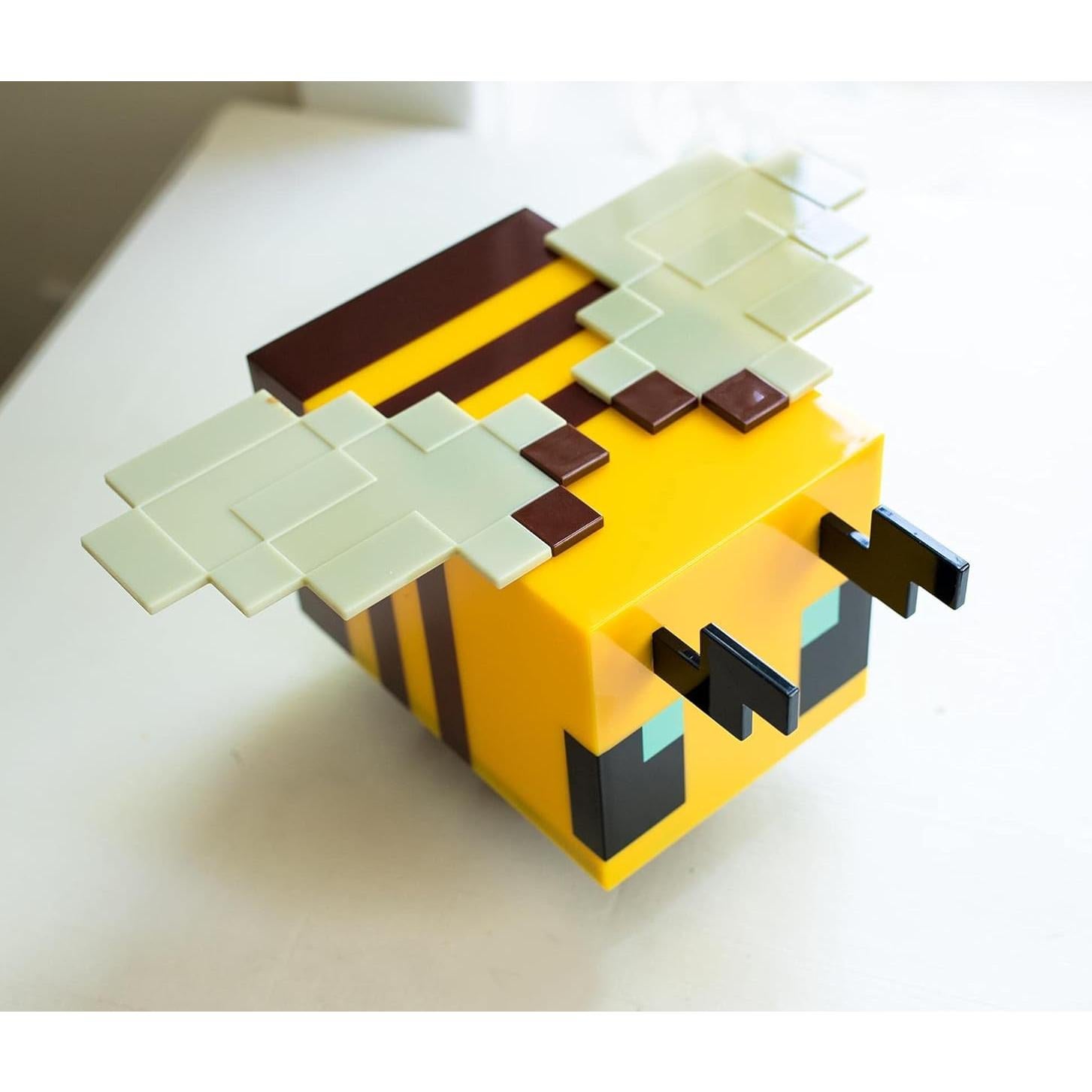 Lámpara LED Abeja Minecraft 5" Amarilla con Temporizador