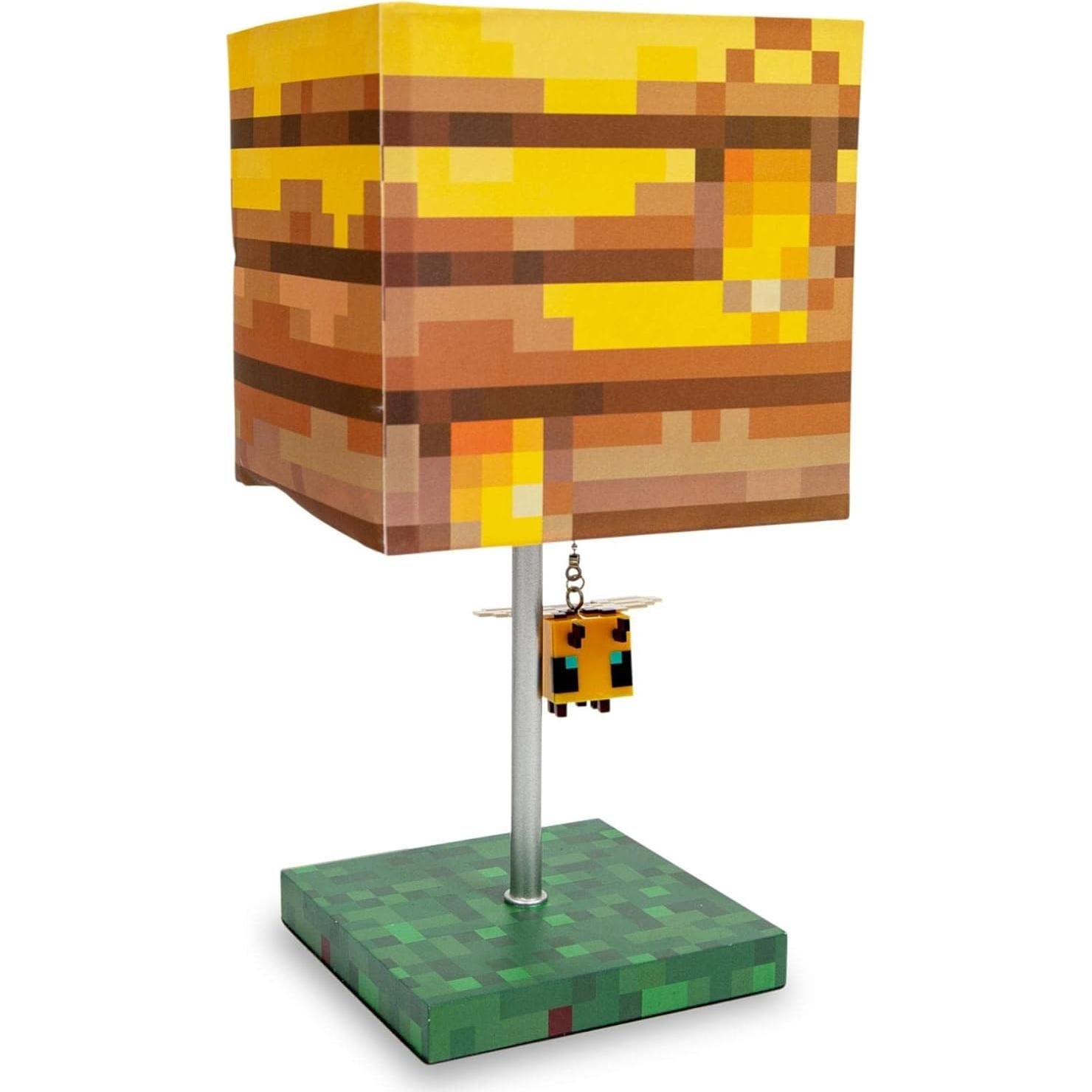 Lámpara de Mesa Minecraft Nido de Abeja LED 35.56 cm