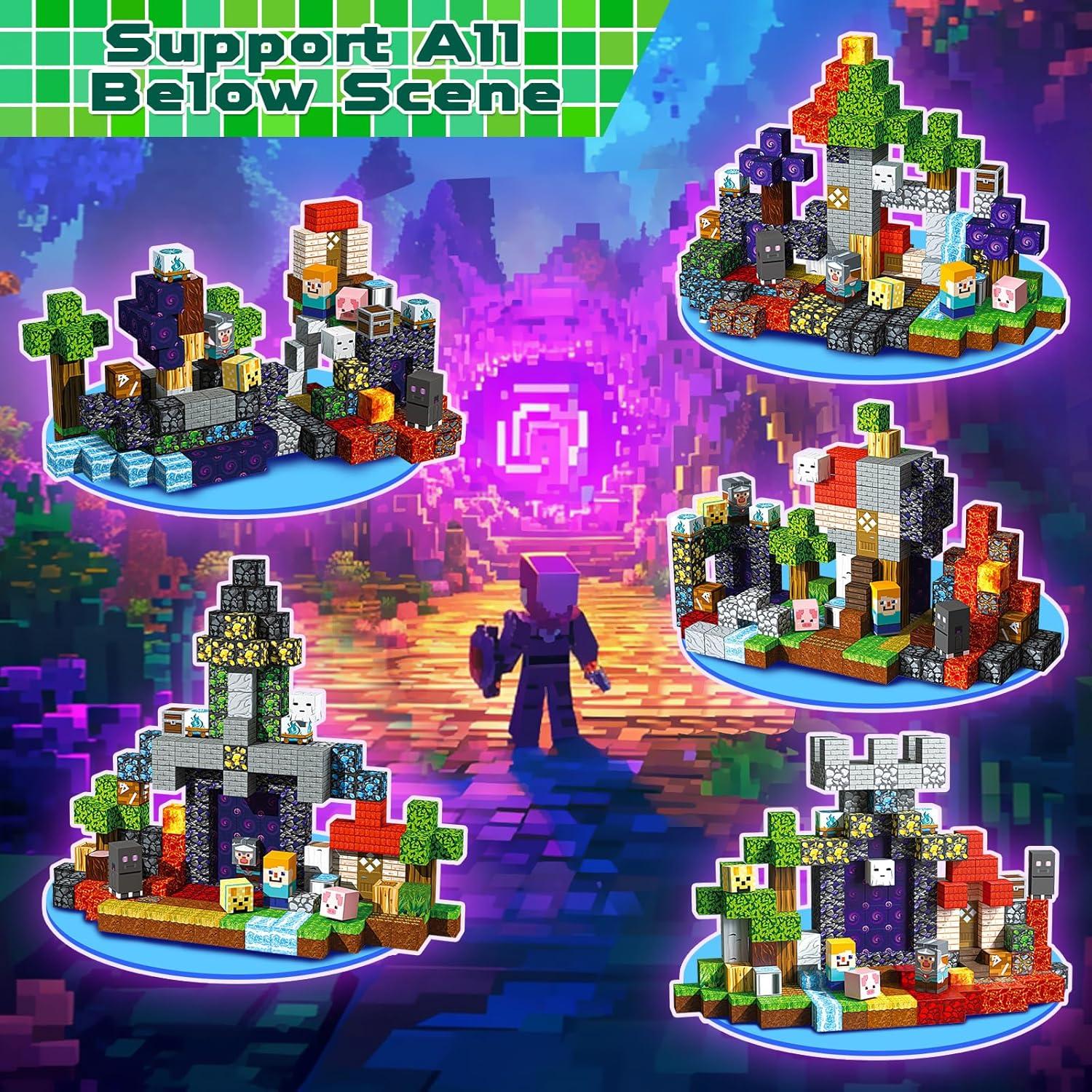 Bloques de Construcción Magnéticos 200PCS Magnetopia - Juguete STEM