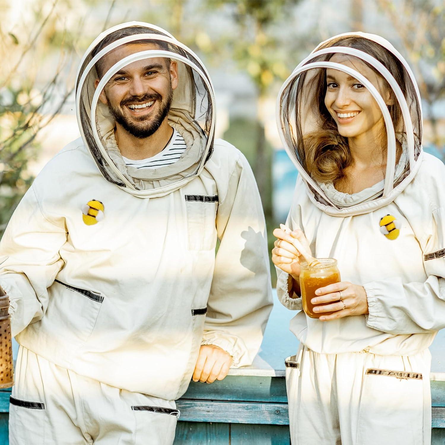 12 Mini Abejas de Fieltro de Lana Gejoy para Decoración DIY