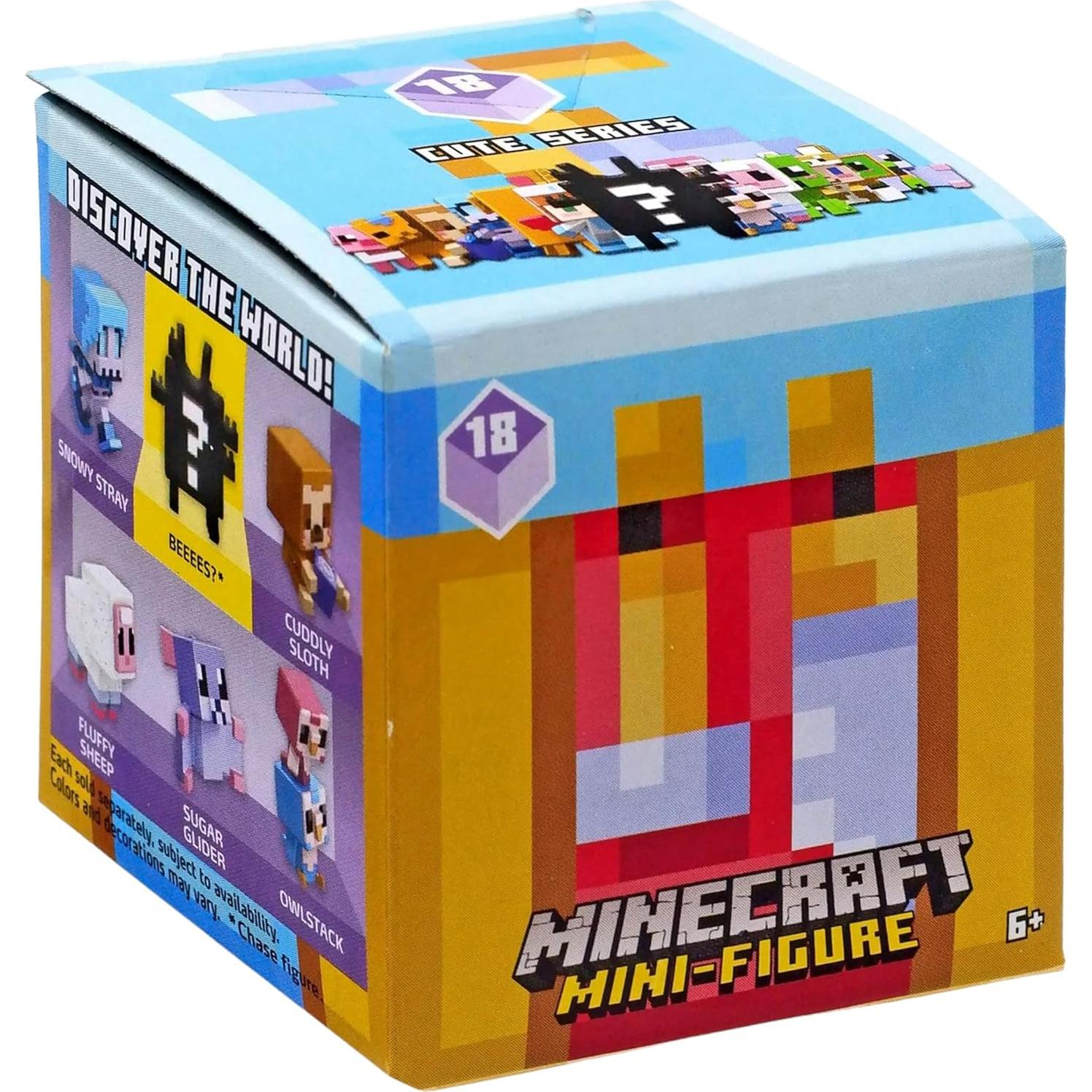 Paquete de 3 Mini Figuras Lindas Minecraft Serie 18 Mattel