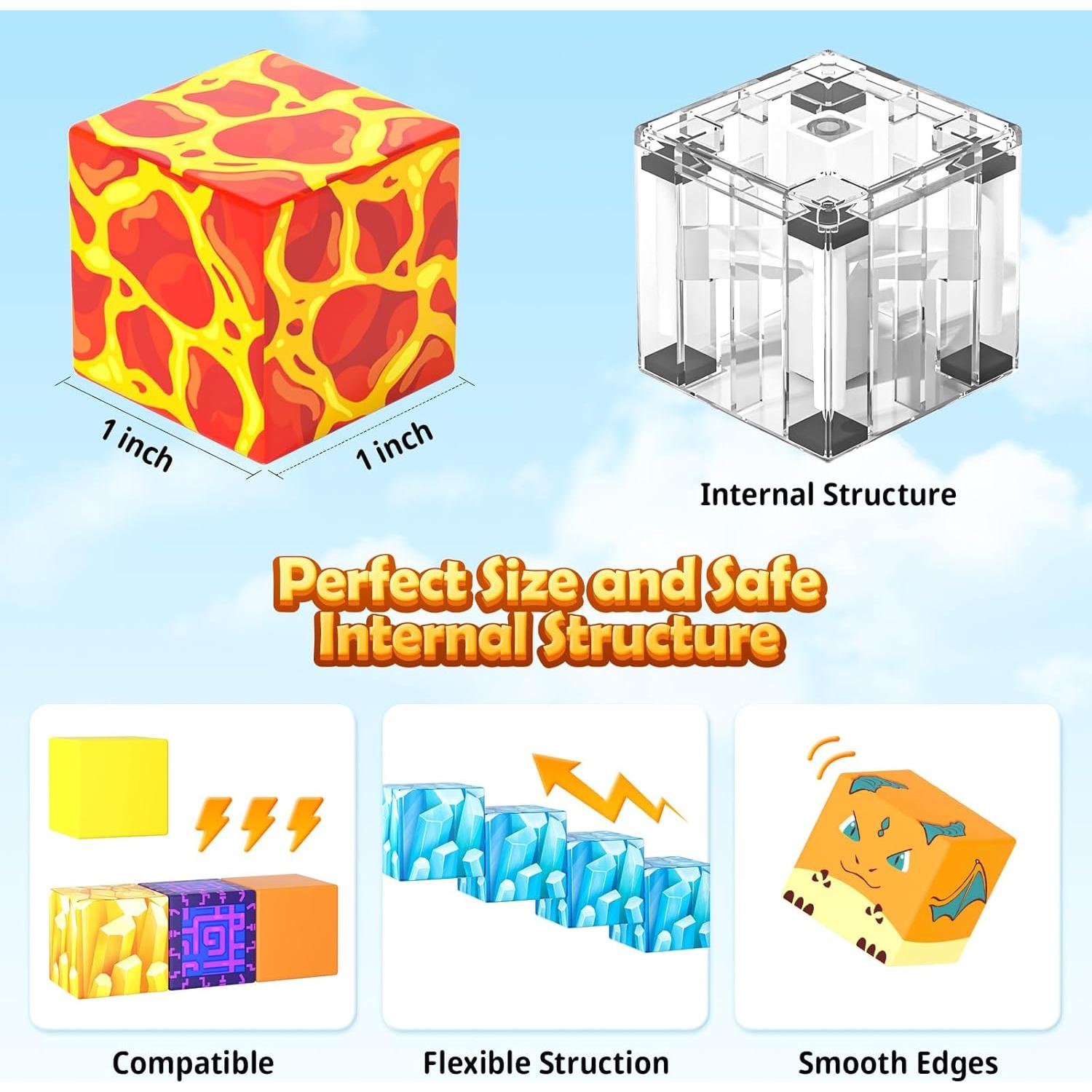 Bloques Magnéticos Coodoo Conjunto Espada Mágica 84 Piezas