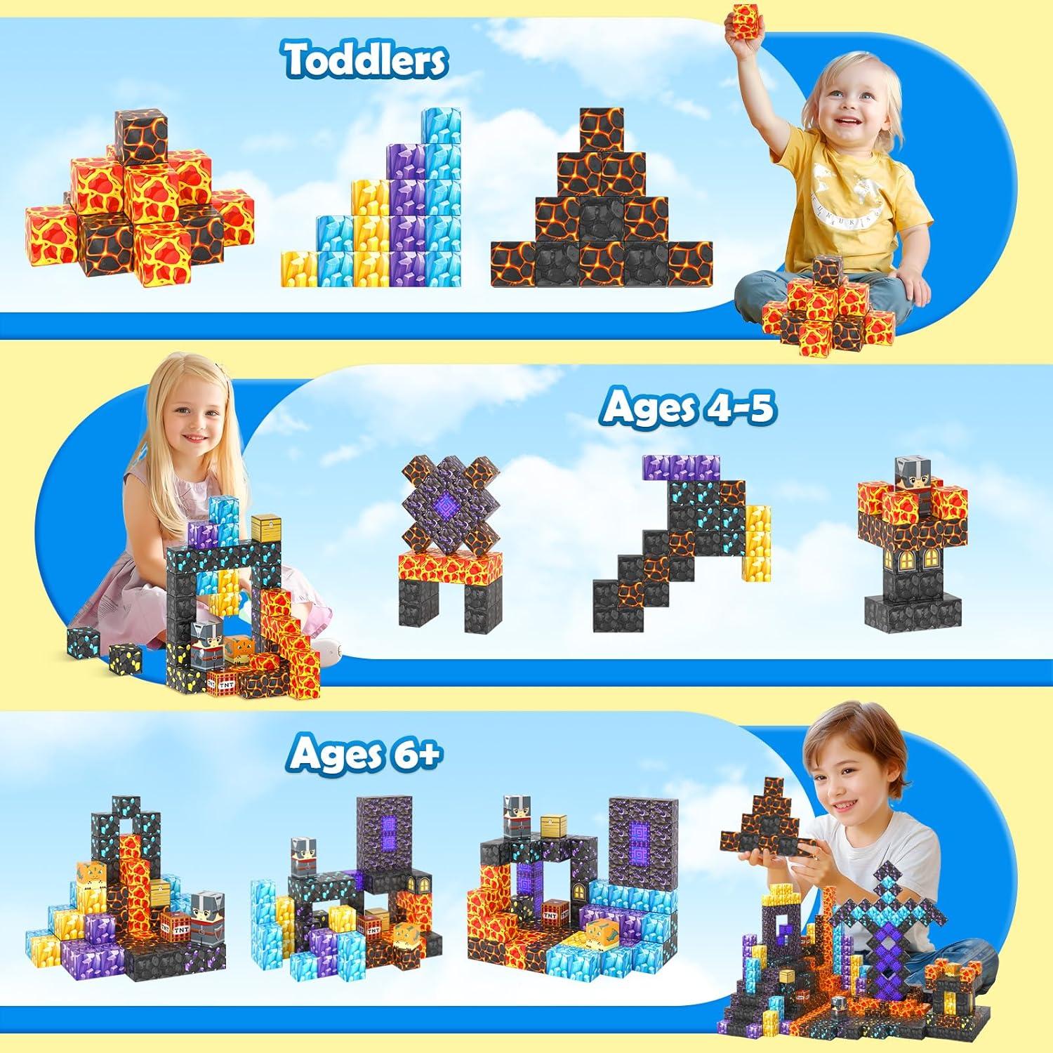 Bloques Magnéticos Coodoo Conjunto Espada Mágica 84 Piezas