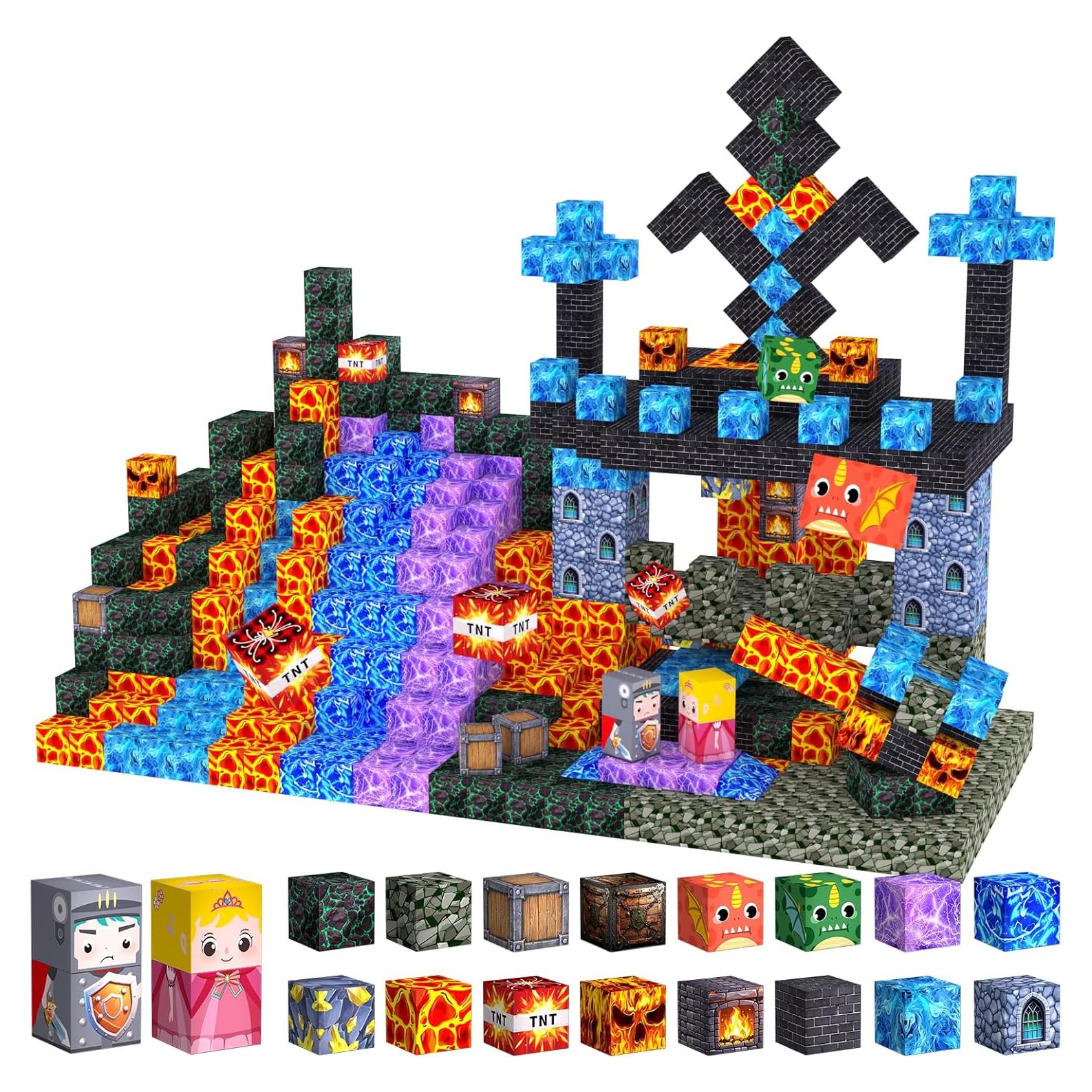 Bloques Magnéticos Uucoco 100 Piezas Juguete Montessori 3+ Años