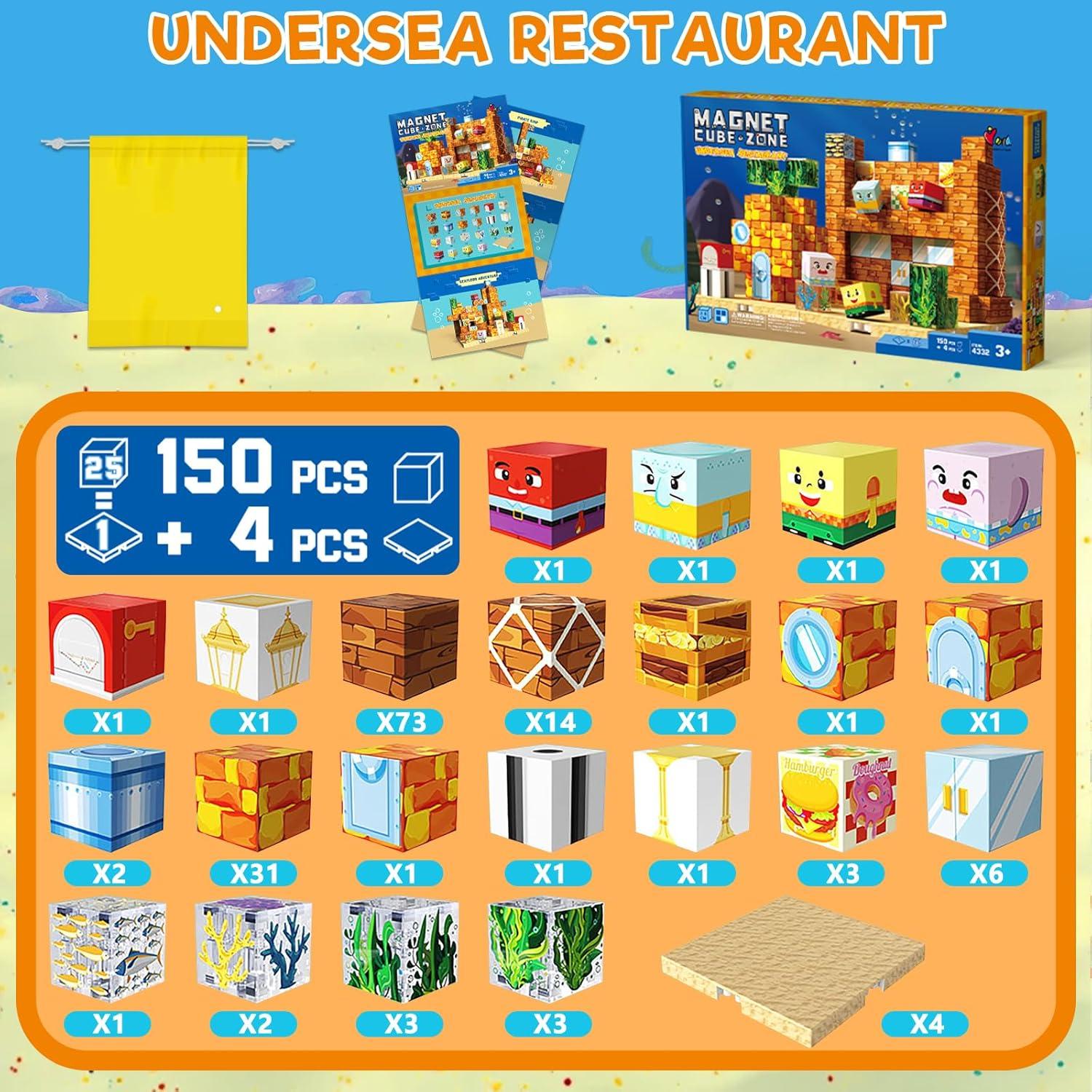 150 Bloques Magnéticos Sunxiaoyoung - Juguetes STEM 3-12 Años