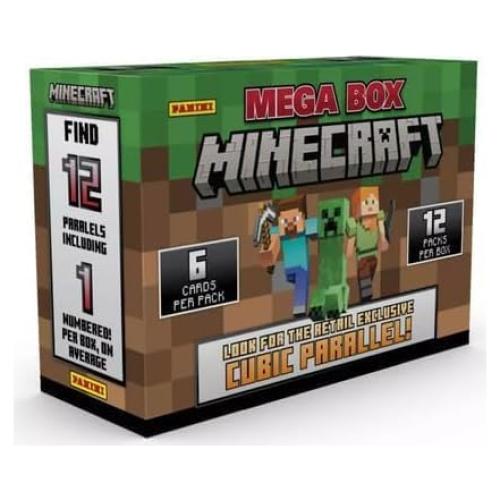 Mega Caja de Cartas Coleccionables Panini Minecraft 2024