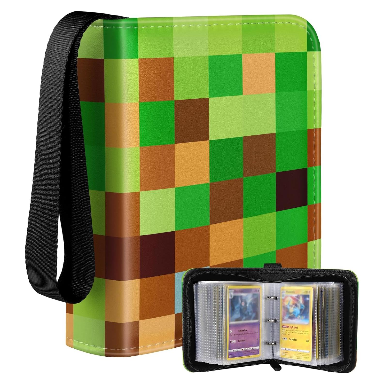 Carpeta de Tarjetas Lotadilo Verde 40 Páginas Portátil