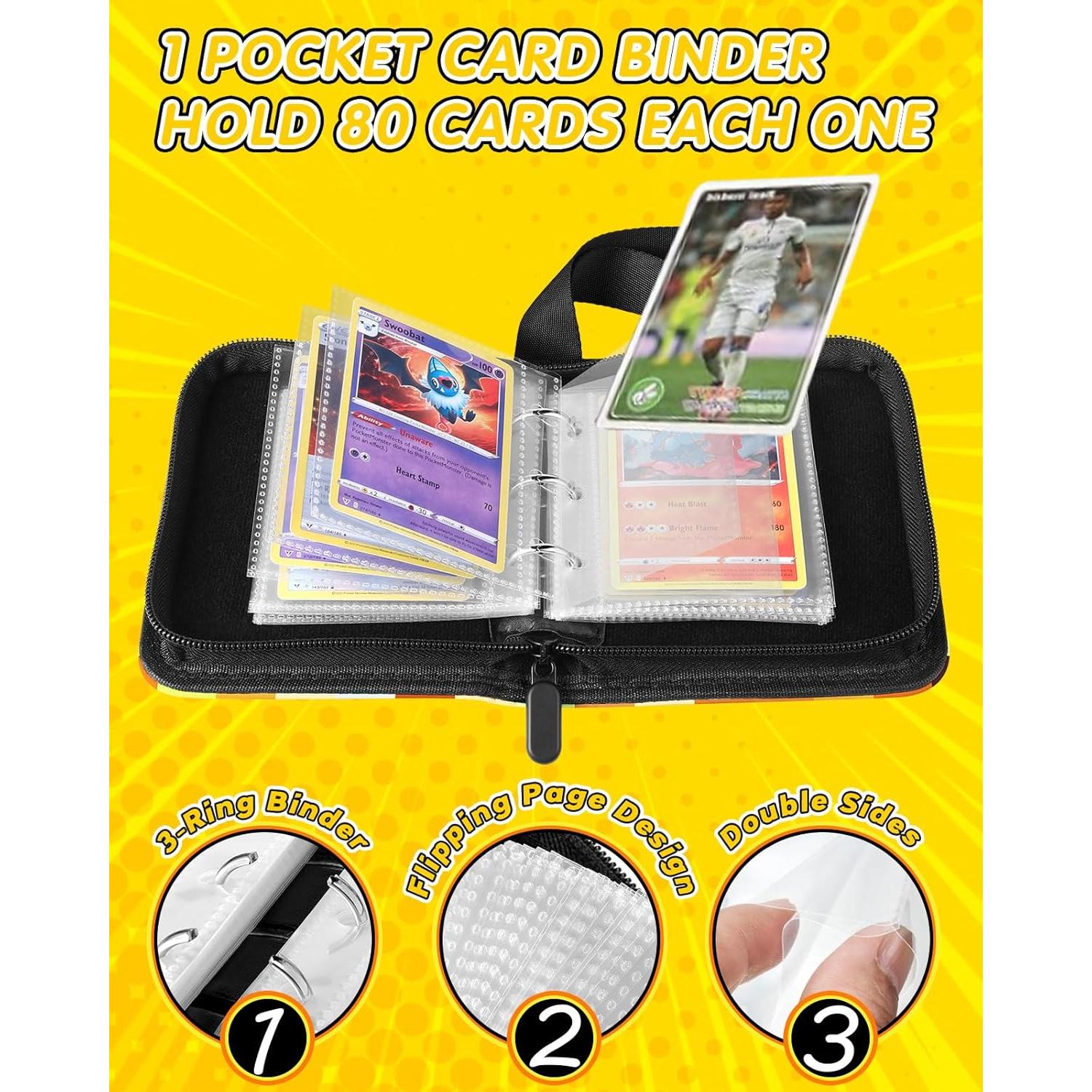 Carpeta de Tarjetas Lotadilo Verde 40 Páginas Portátil