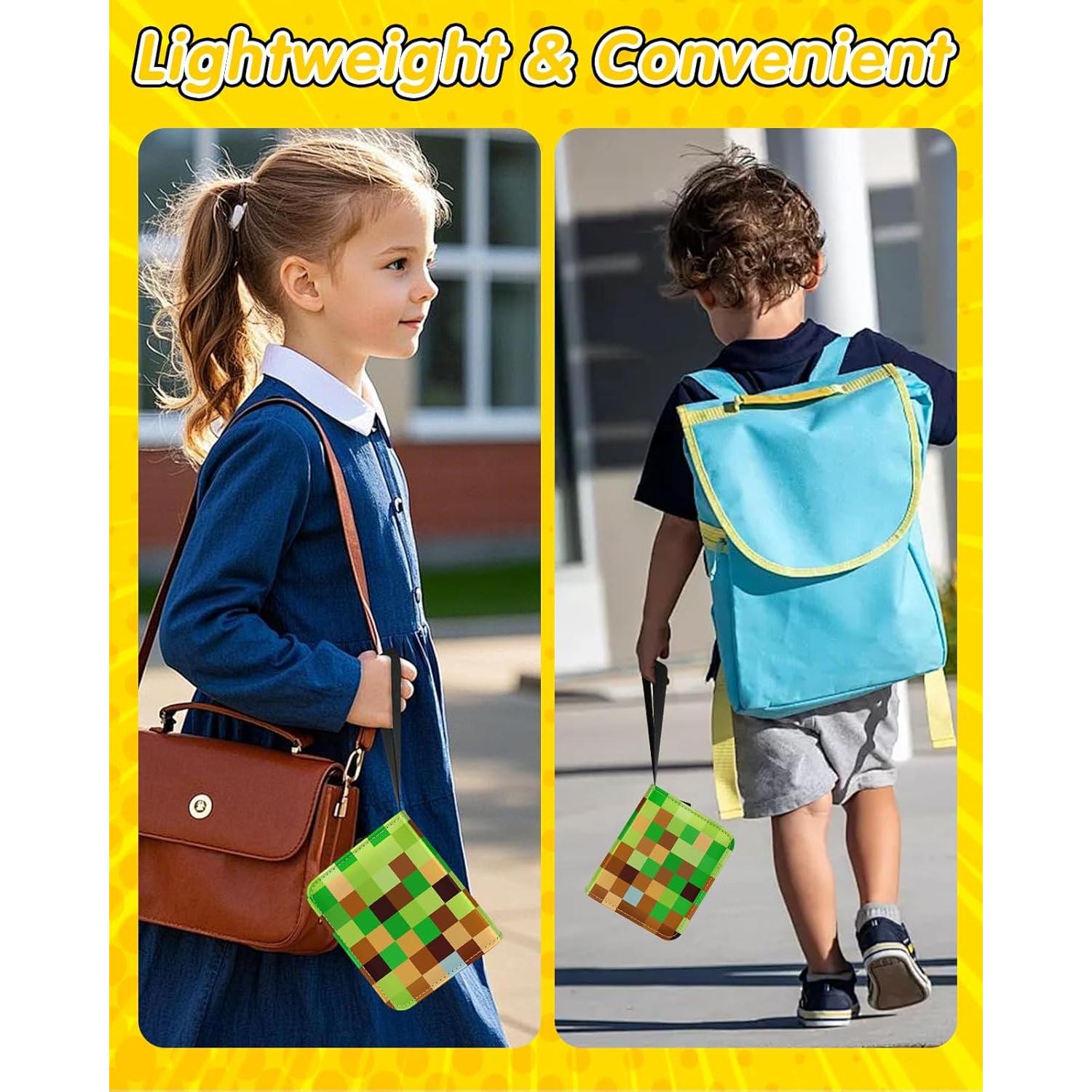 Carpeta de Tarjetas Lotadilo Verde 40 Páginas Portátil