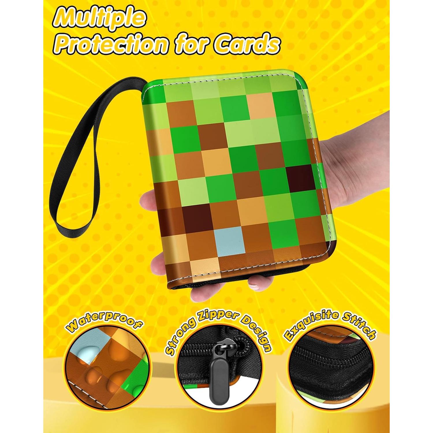 Carpeta de Tarjetas Lotadilo Verde 40 Páginas Portátil