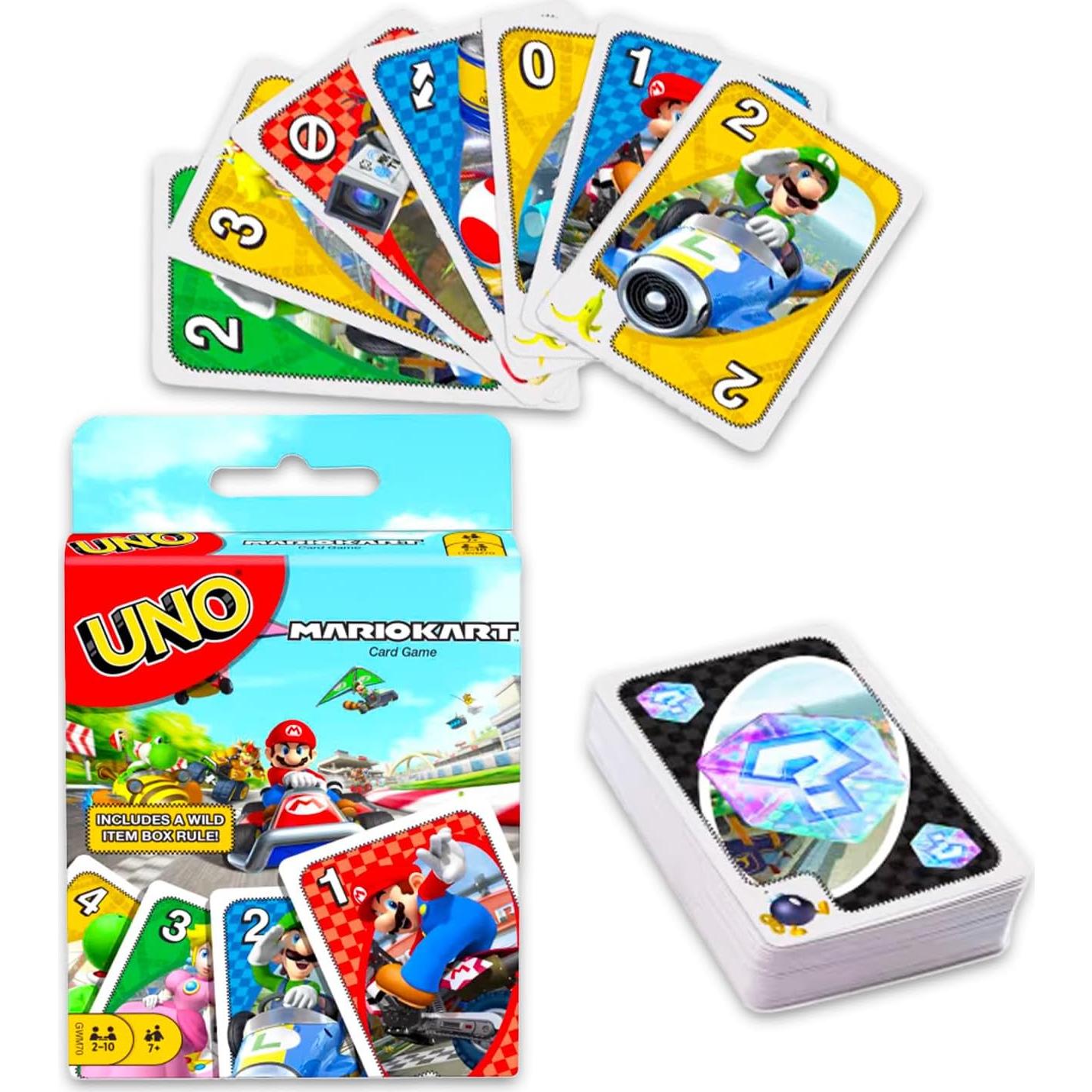 Juego de Cartas UNO Videojuegos - Minecraft, Mario, TMNT