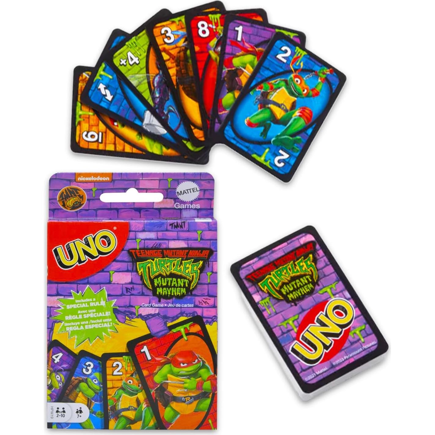 Juego de Cartas UNO Videojuegos - Minecraft, Mario, TMNT