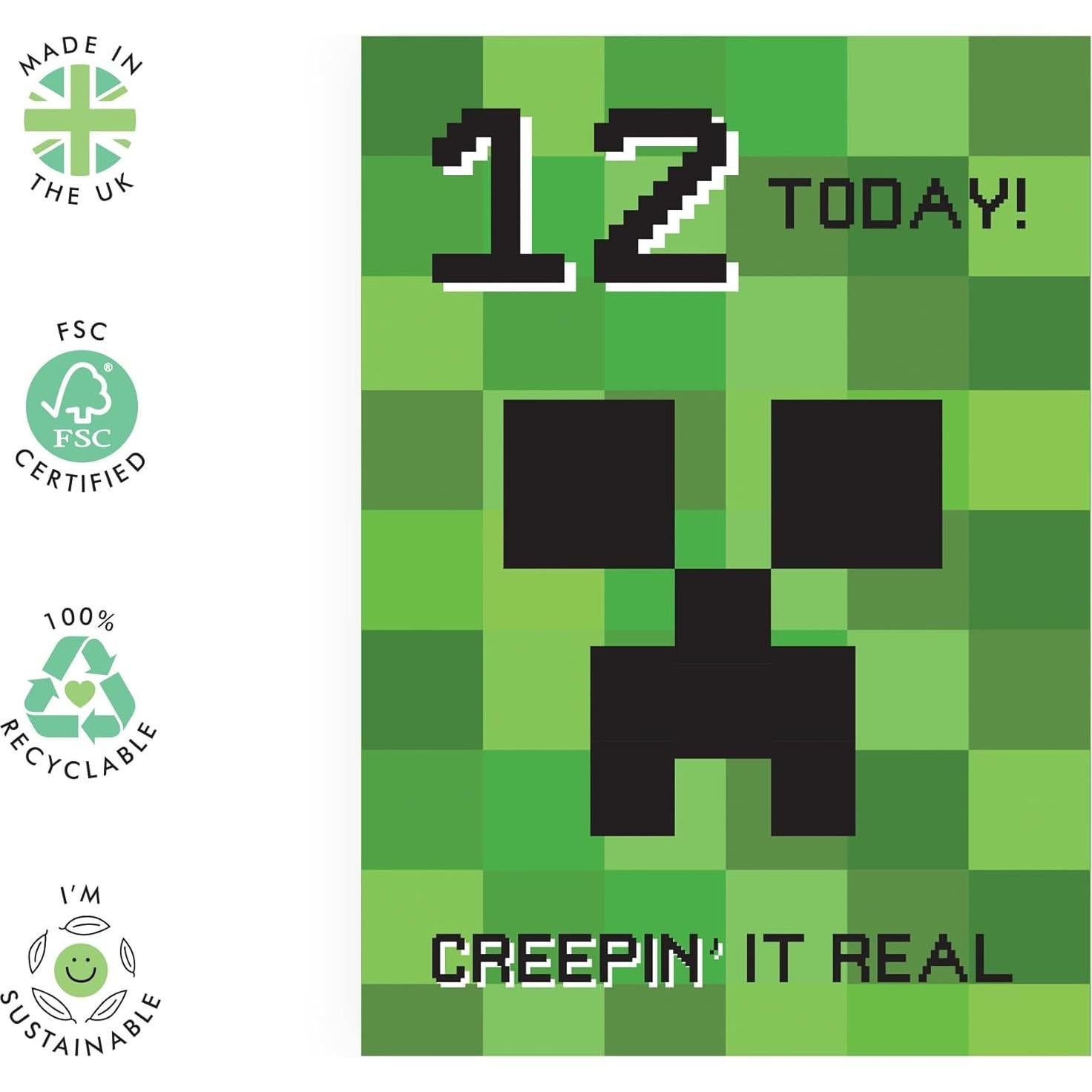 Tarjeta de Cumpleaños Central 23 - Creeping It Real 12 Años