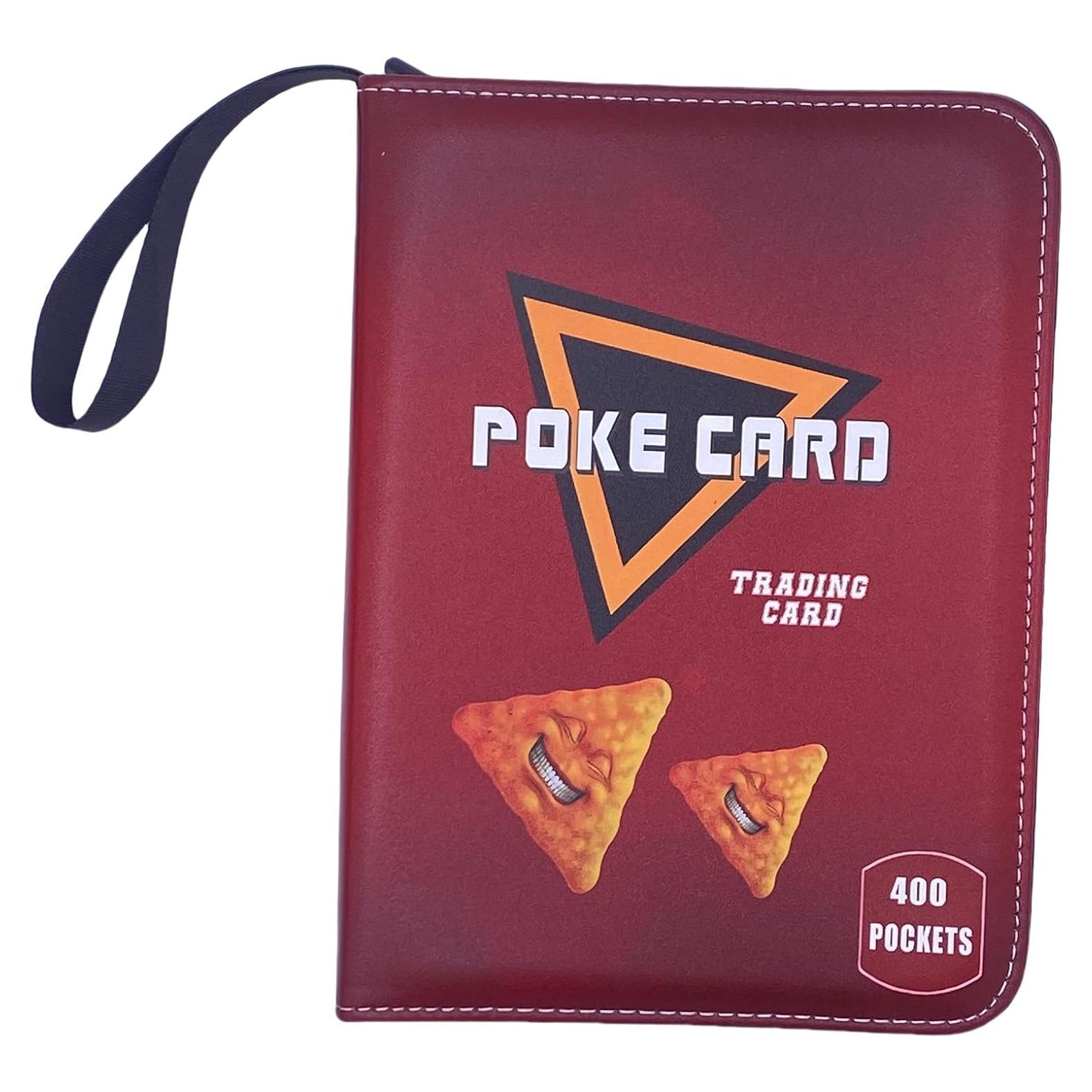 Álbum de Cartas de Comercio EHJAPQ 900 Bolsillos Rojo