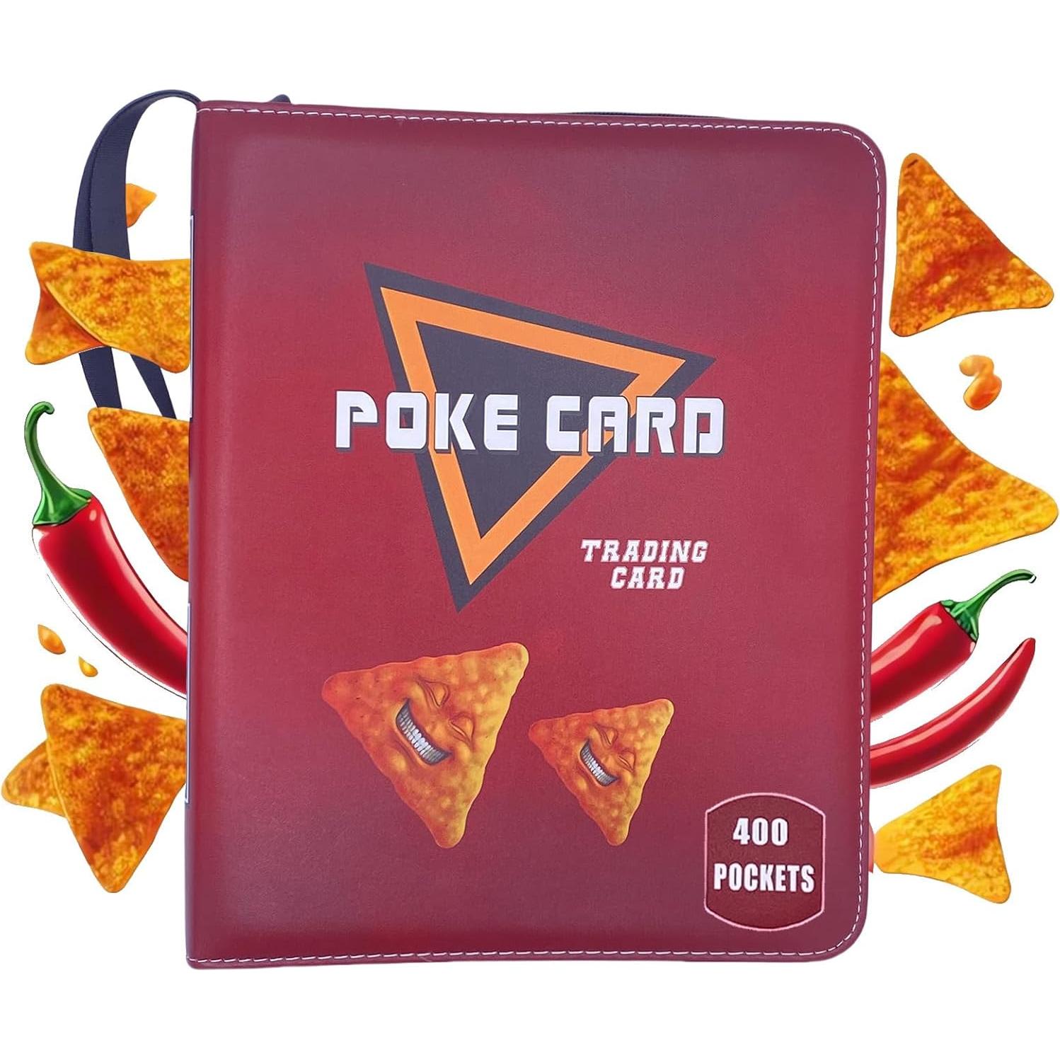 Álbum de Cartas de Comercio EHJAPQ 900 Bolsillos Rojo