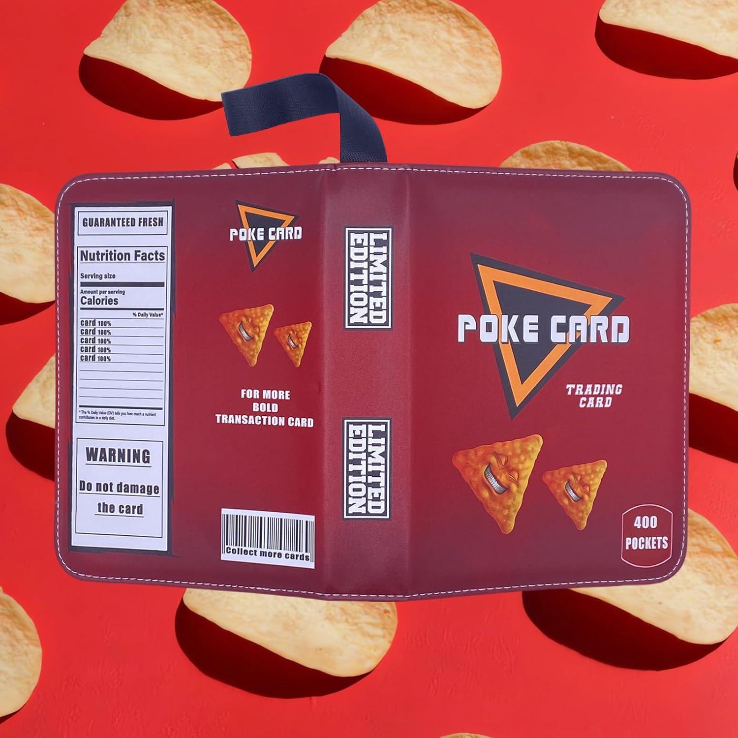 Álbum de Cartas de Comercio EHJAPQ 900 Bolsillos Rojo