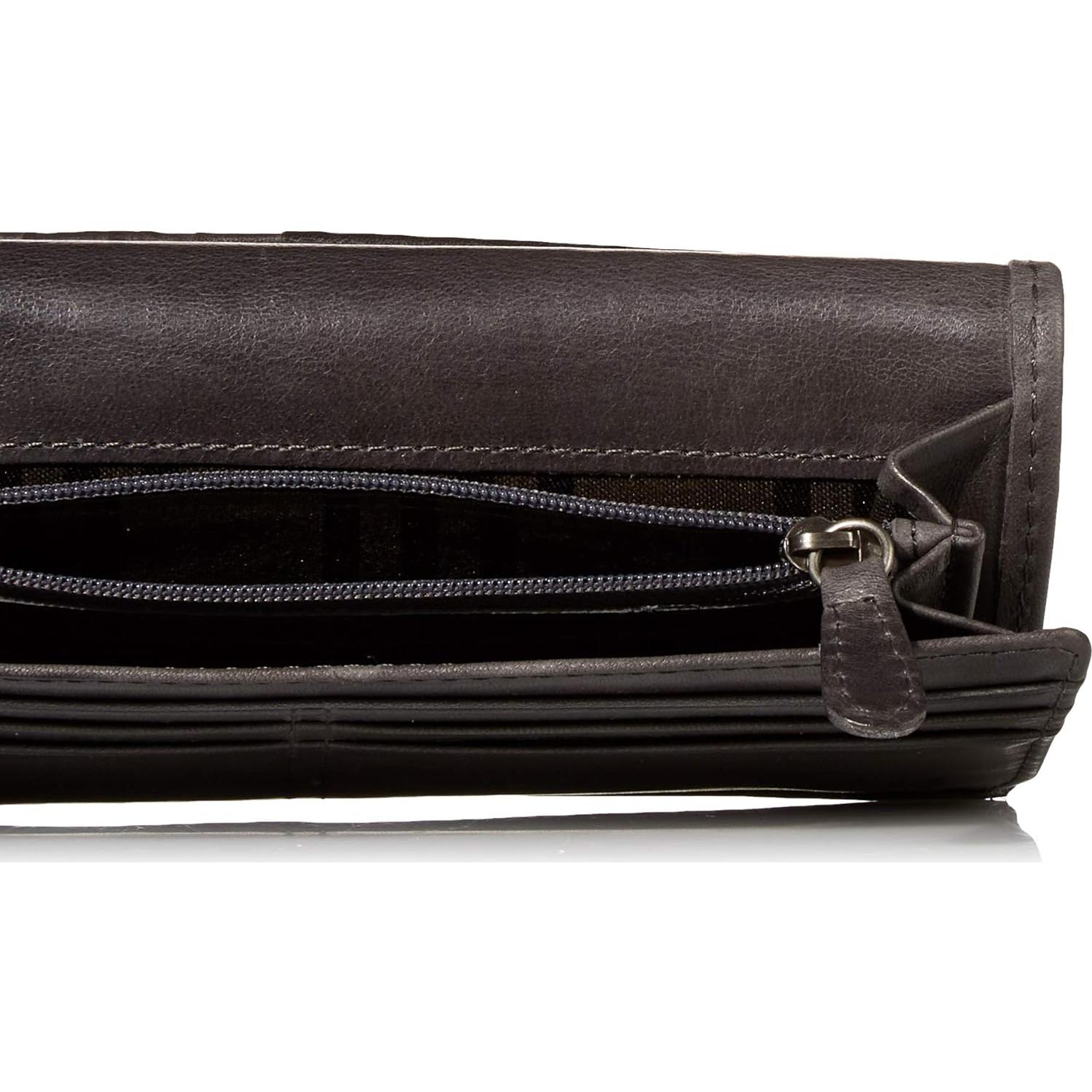 Cartera de Cuero Frye para Mujeres Talla Única Carbón