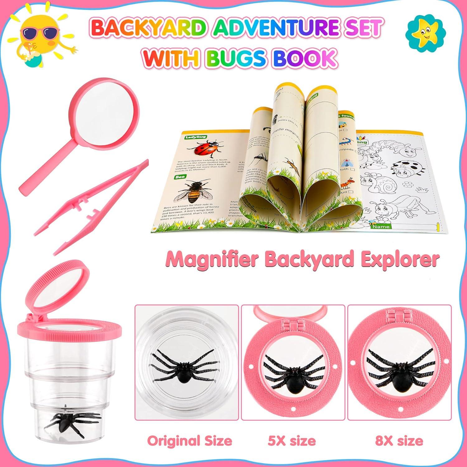 Kit de Exploración INNOCHEER para Niños 3-12 Años Camuflaje Rosa