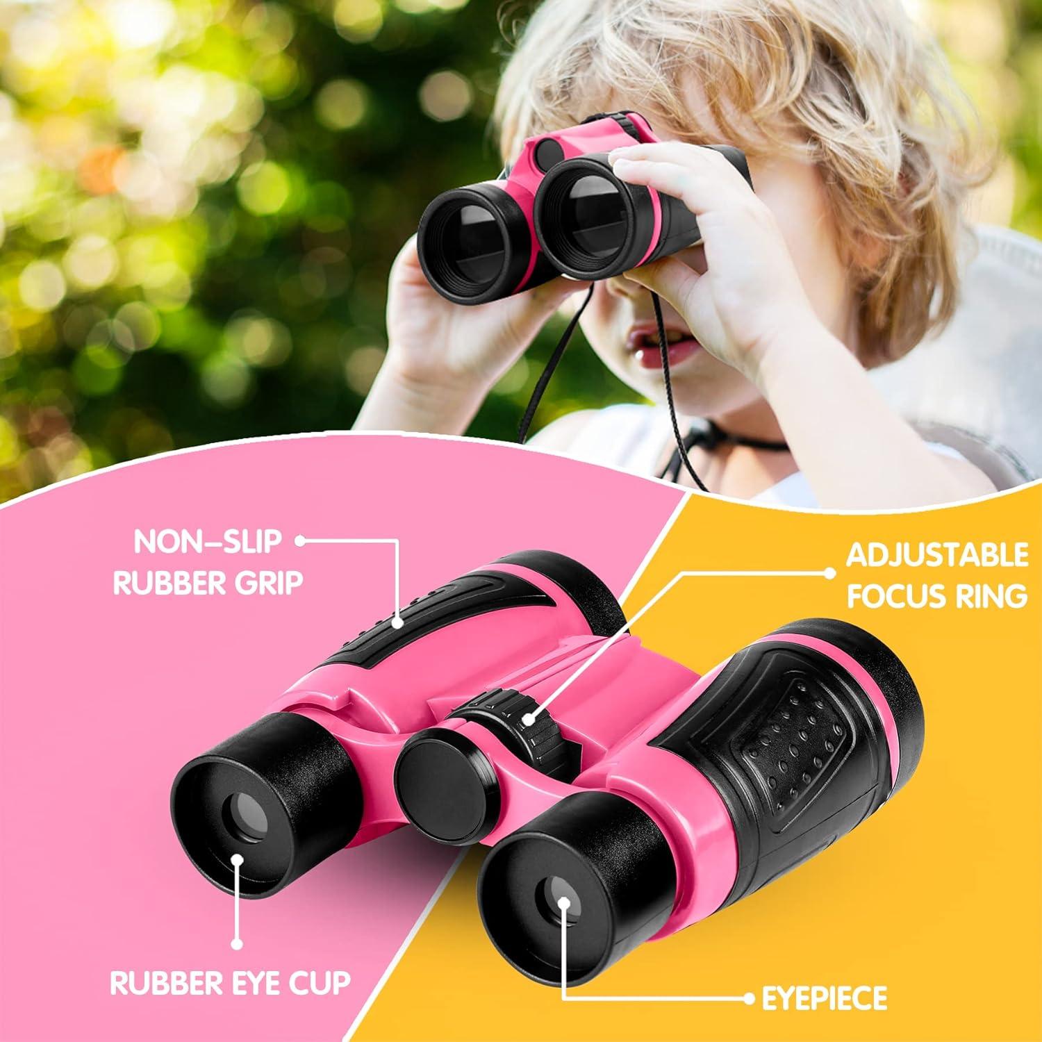 Kit de Exploración INNOCHEER para Niños 3-12 Años Camuflaje Rosa