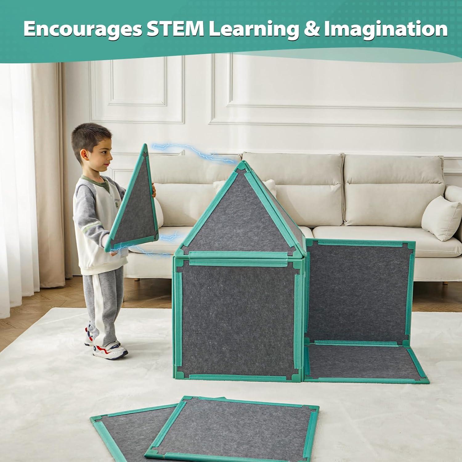 Kit de Construcción Magnética U-MOVING 20 Piezas para Niños 3+