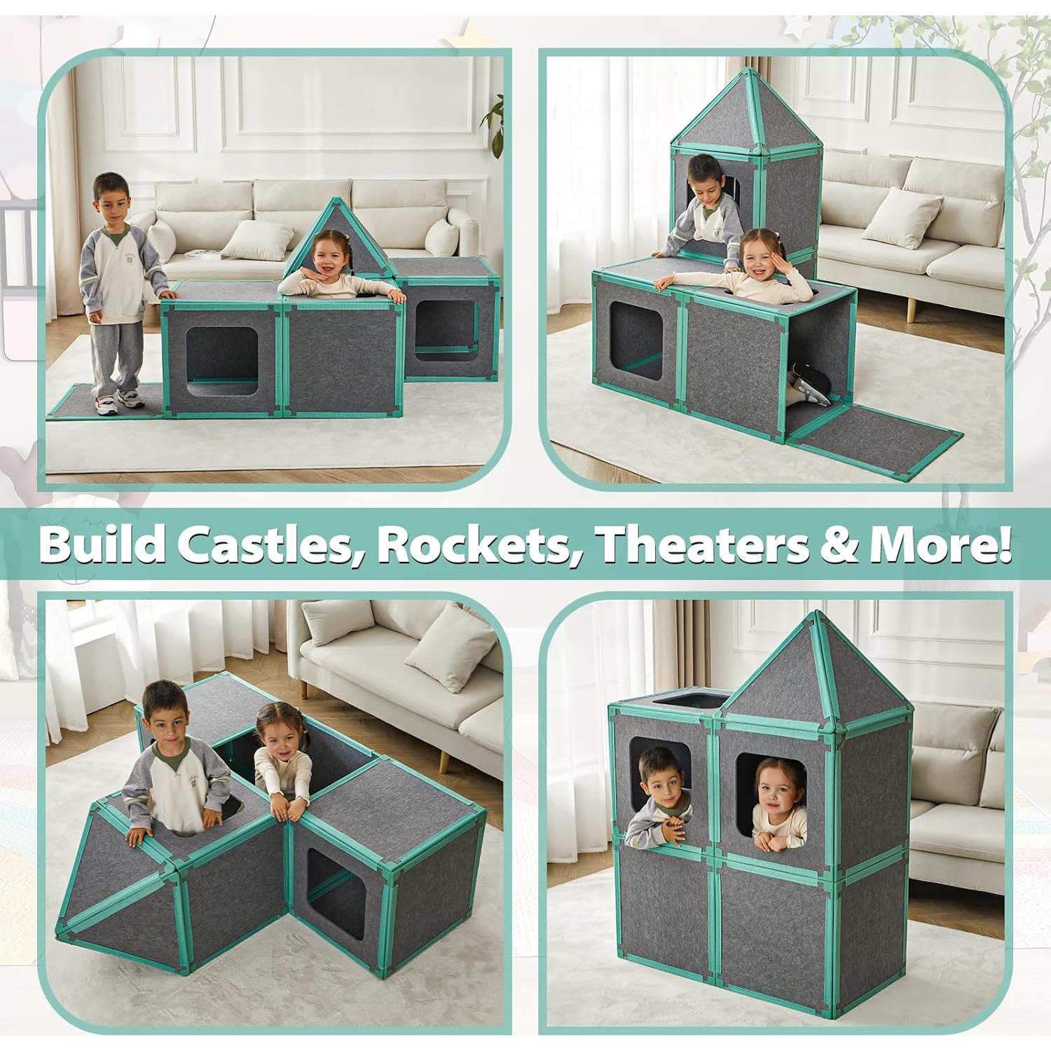 Kit de Construcción Magnética U-MOVING 20 Piezas para Niños 3+