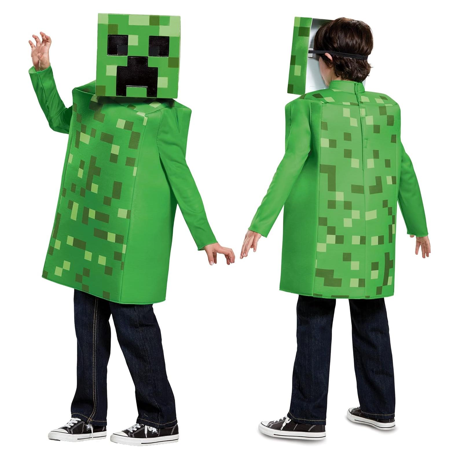 Disfraz Creeper Minecraft Disguise para Niños 4-6 Años
