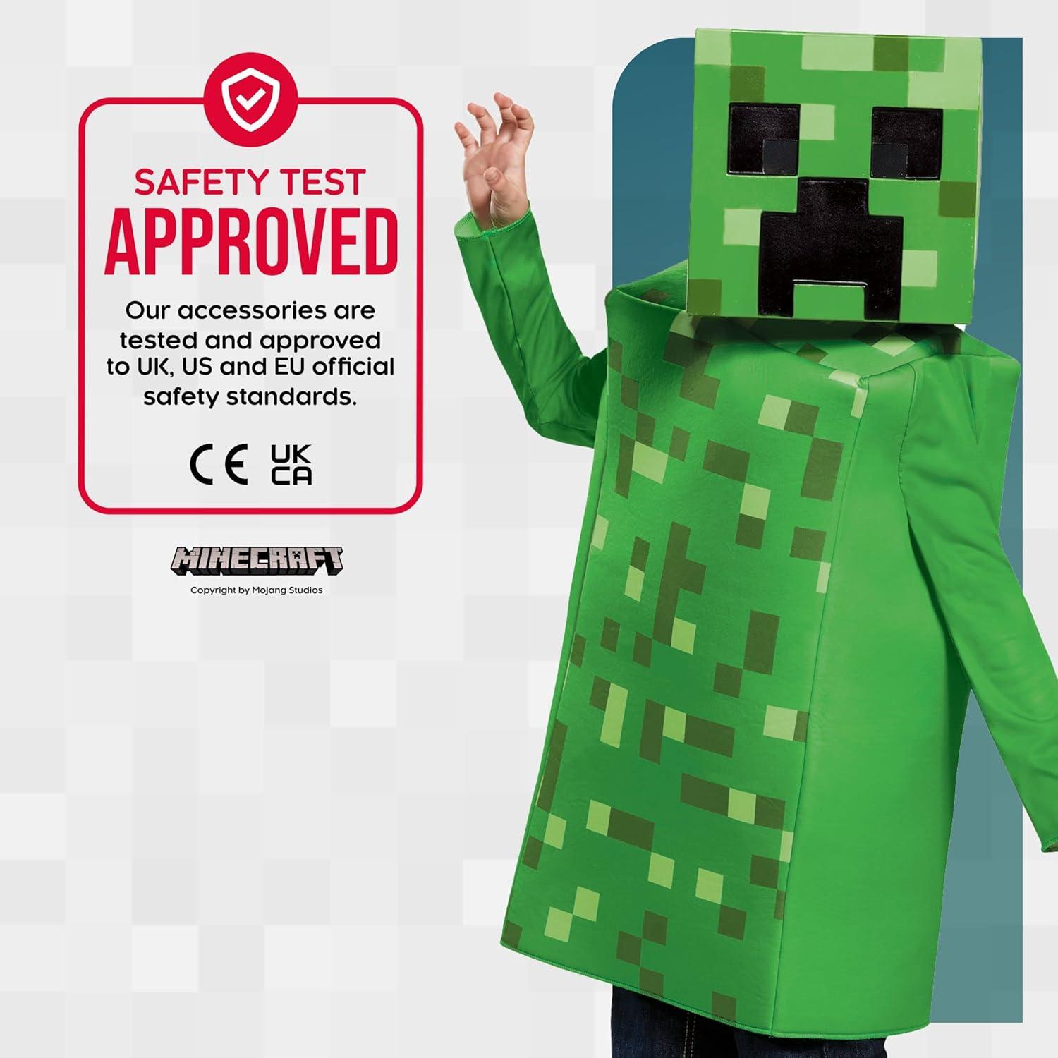 Disfraz Creeper Minecraft Disguise para Niños 4-6 Años