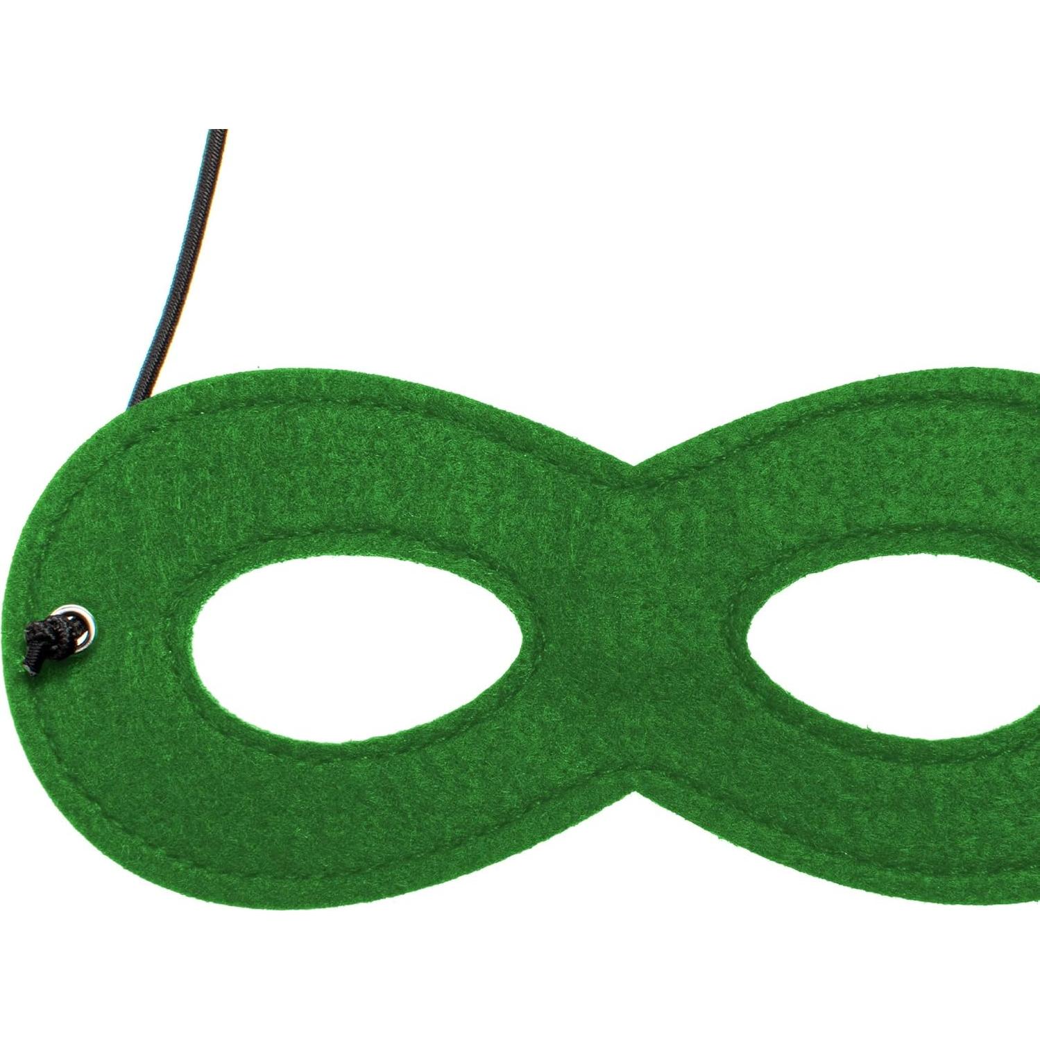 Máscara de Ojos de Superhéroe Verde Joy Join para Niños