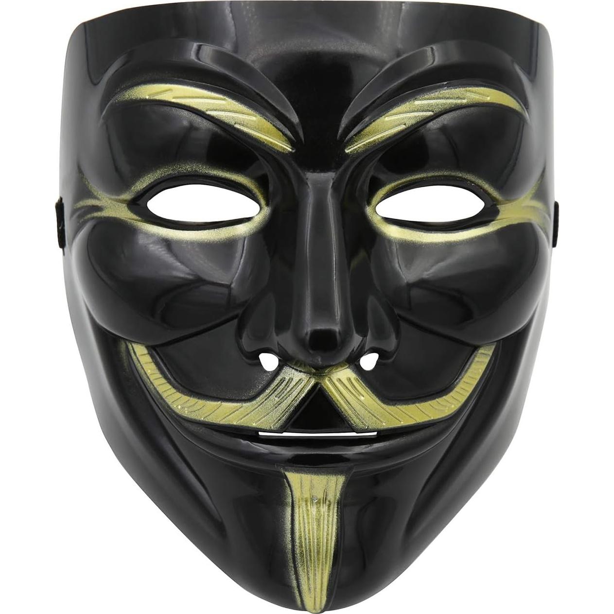 Paquete de 4 Máscaras Anónimas DukeTea para Niños y Adultos