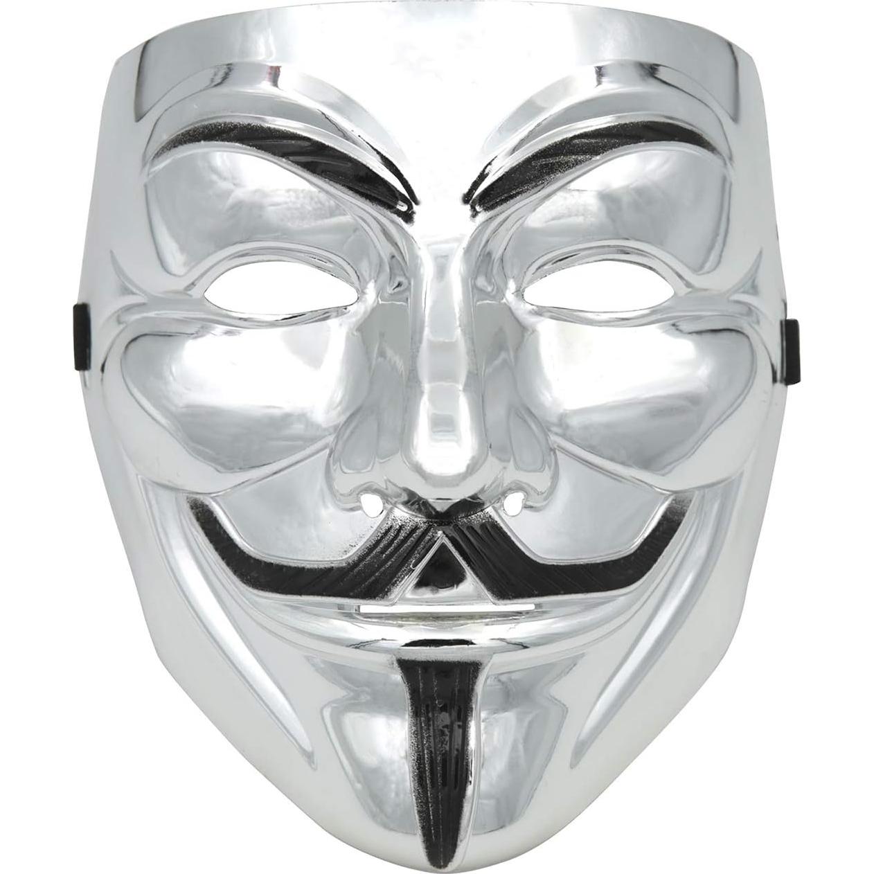 Paquete de 4 Máscaras Anónimas DukeTea para Niños y Adultos