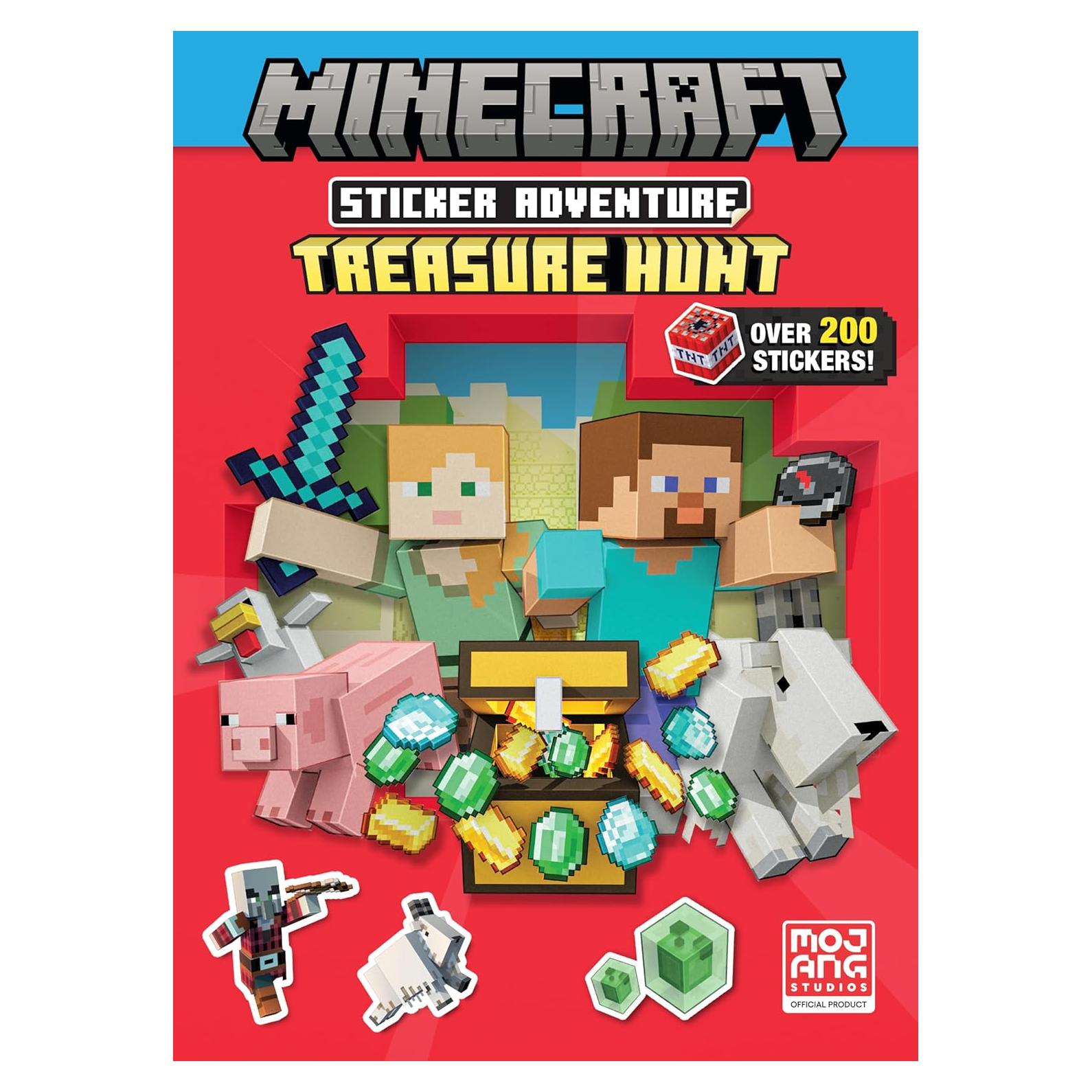 Minecraft Sticker Adventure: Treasure Hunt (Minecraft)