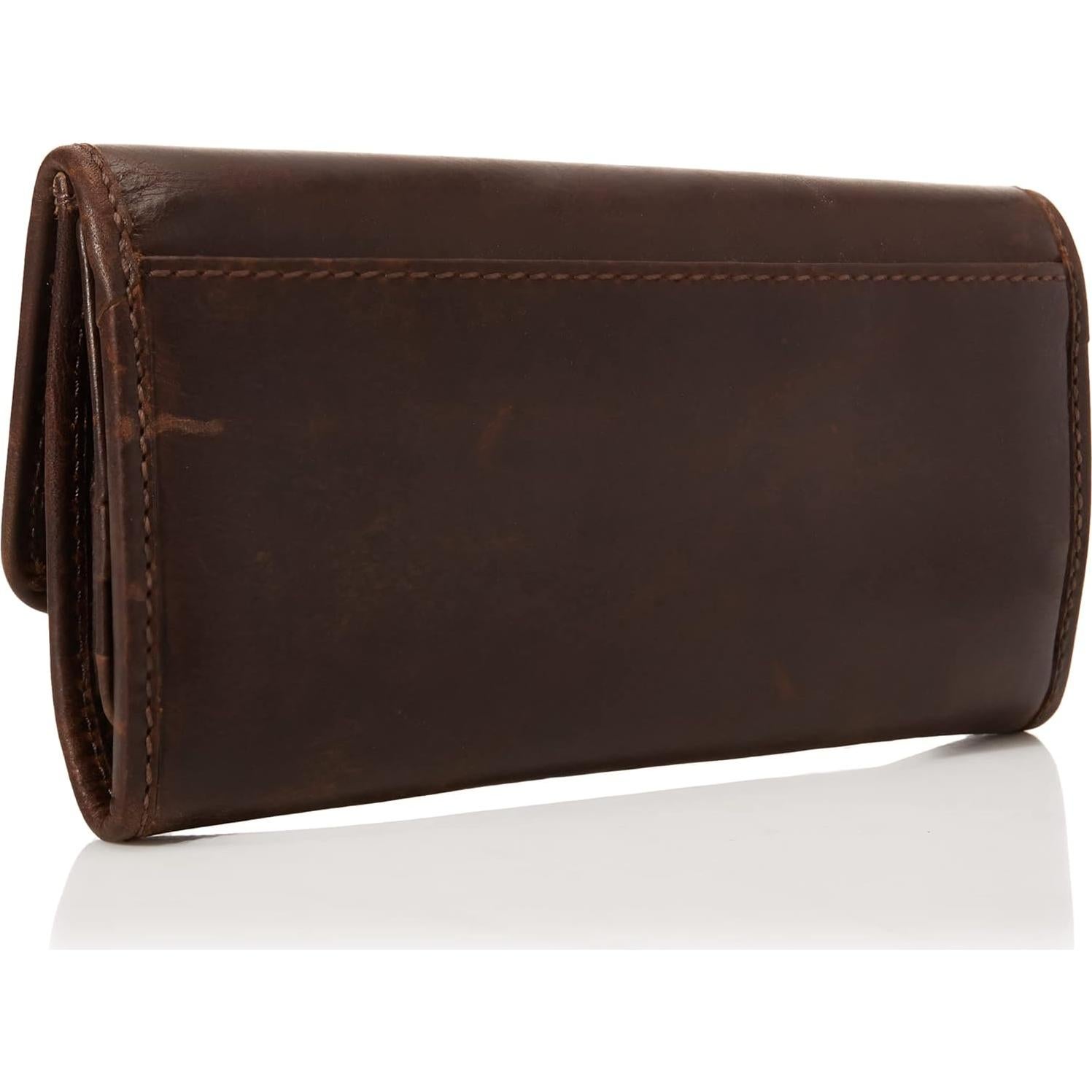 Cartera de Cuero Frye para Mujeres Talla Única Marrón