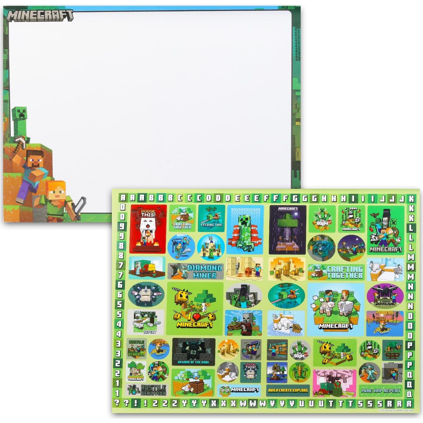 Cuaderno de Stickers Minecraft Crea-Una-Escena 1000+ Stickers
