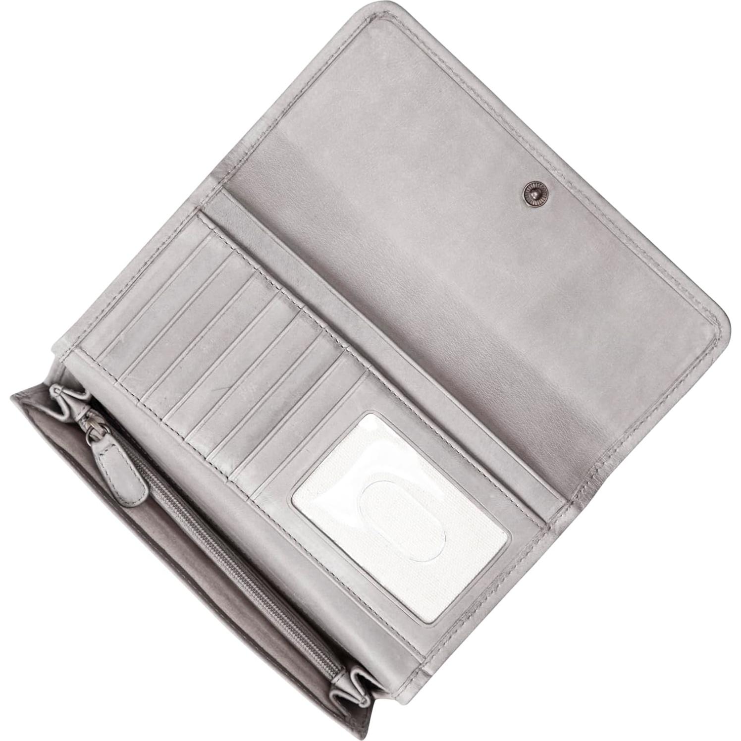 Billetera Frye Melissa de Cuero para Mujeres 19x10 cm