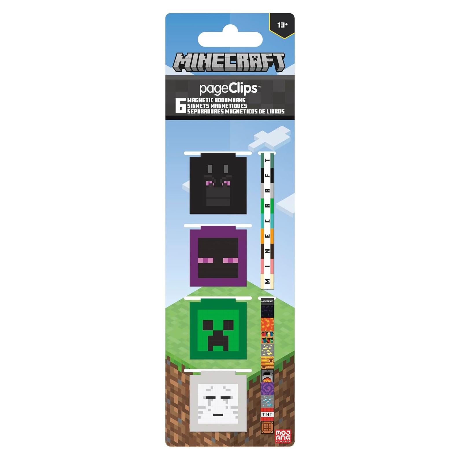 Clips Magnéticos para Páginas Trends International Minecraft 6-Pack