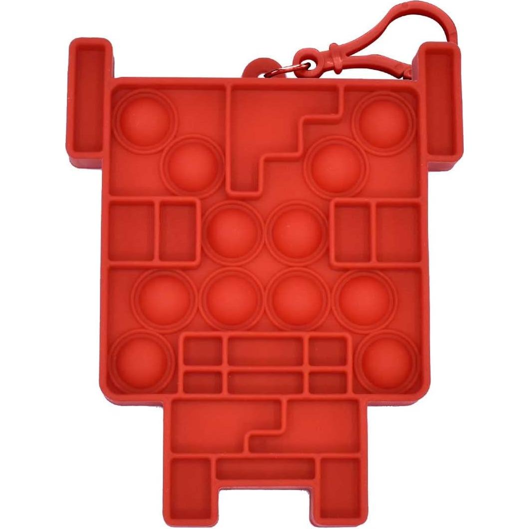 Just Toys Mini Bubblerz Minecraft - Llavero Fidget Popper